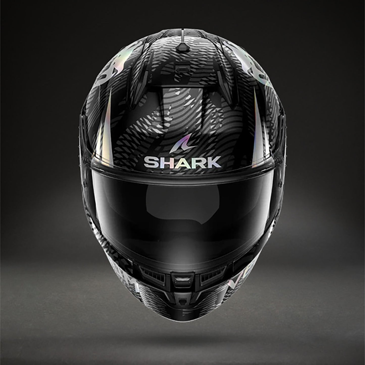 Защитный шлем Venum x Shark D-SKWAL 3 Motorcycle – Чёрный хром/Антрацит