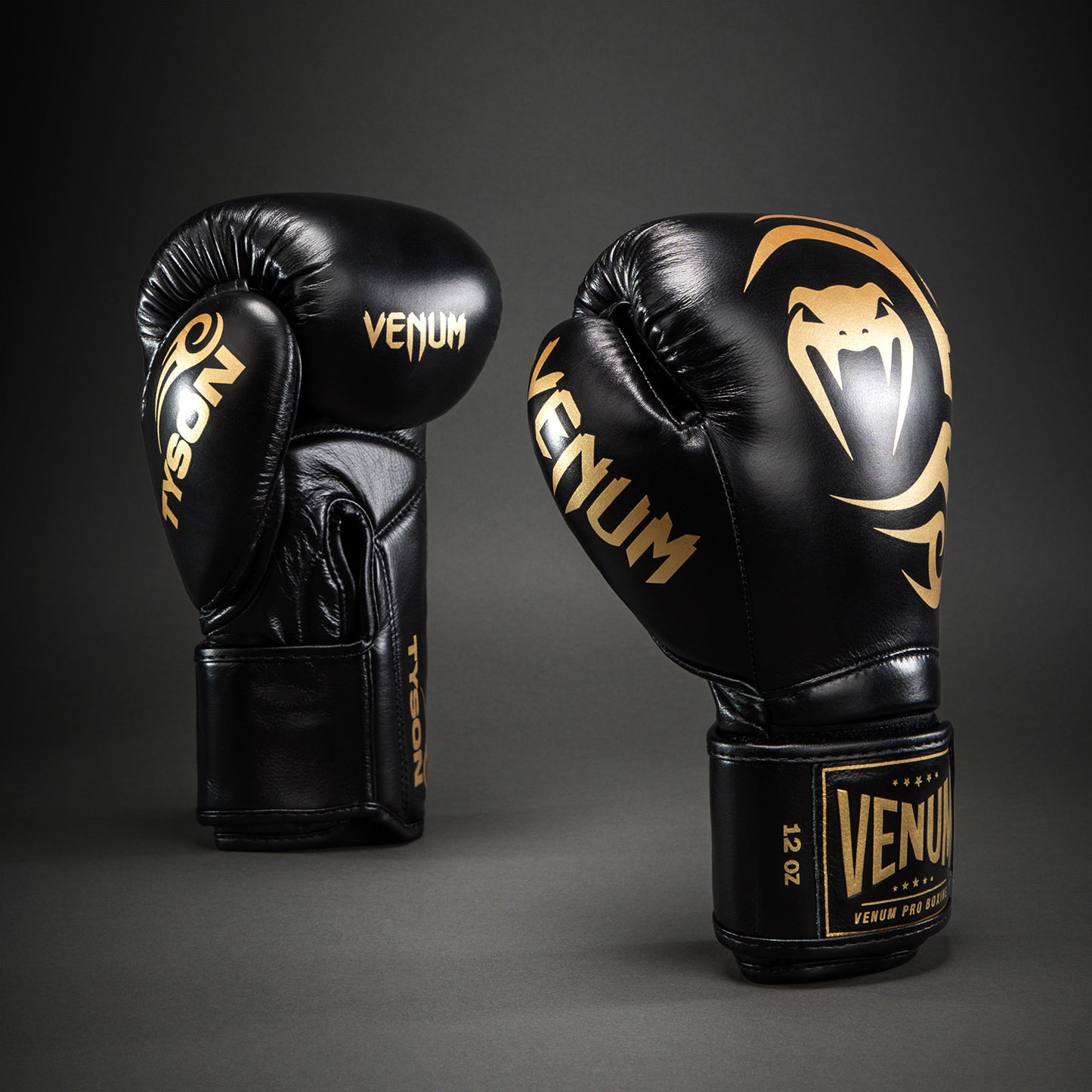 Боксерские перчатки Venum Giant 2.0 Mike Tyson Pro – Чёрный/Золотой