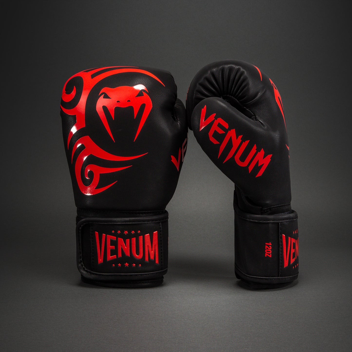 Боксерские перчатки Venum Mike Tyson Replica – Чёрный/Красный