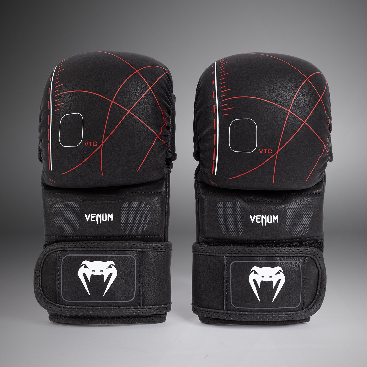 Venum Tactical XT Перчатки для спарринга MMA - черный/огненно-красный