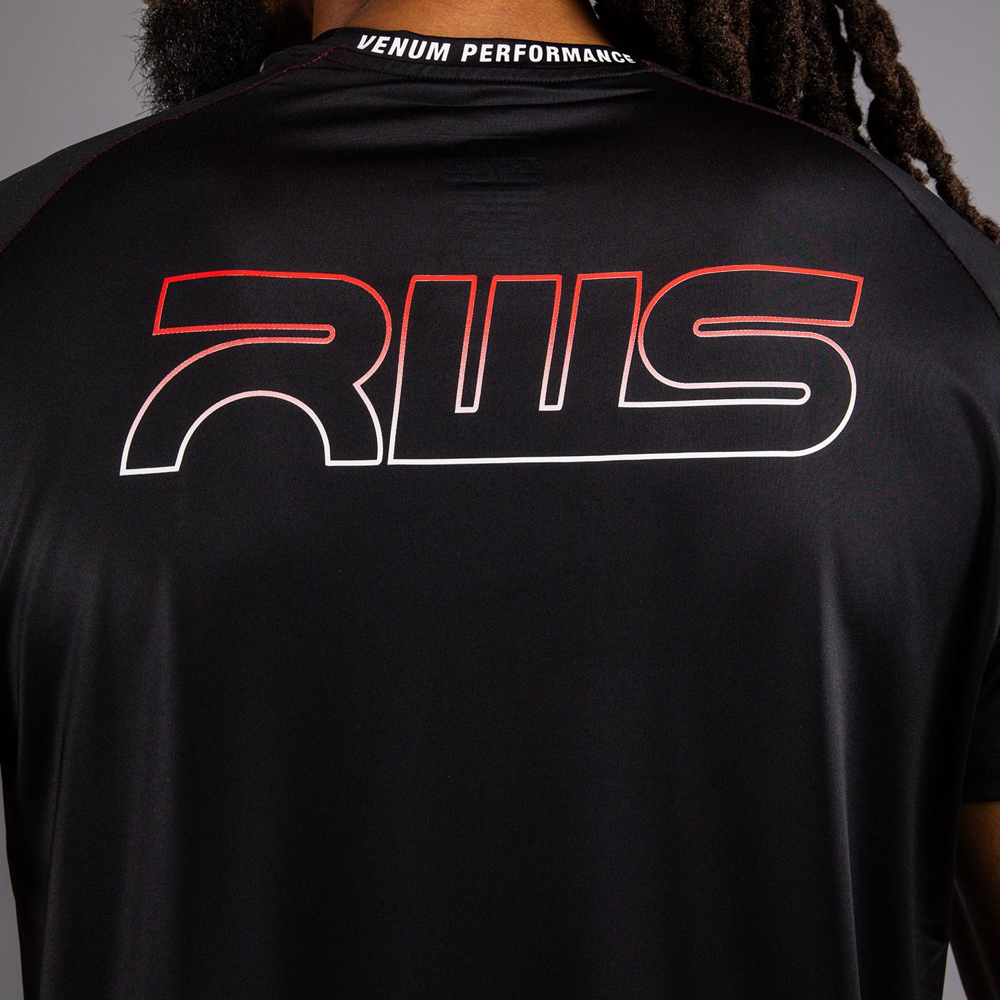 Футболка мужская Venum x RWS 2.0 Dry-Tech – Чёрный/Красный