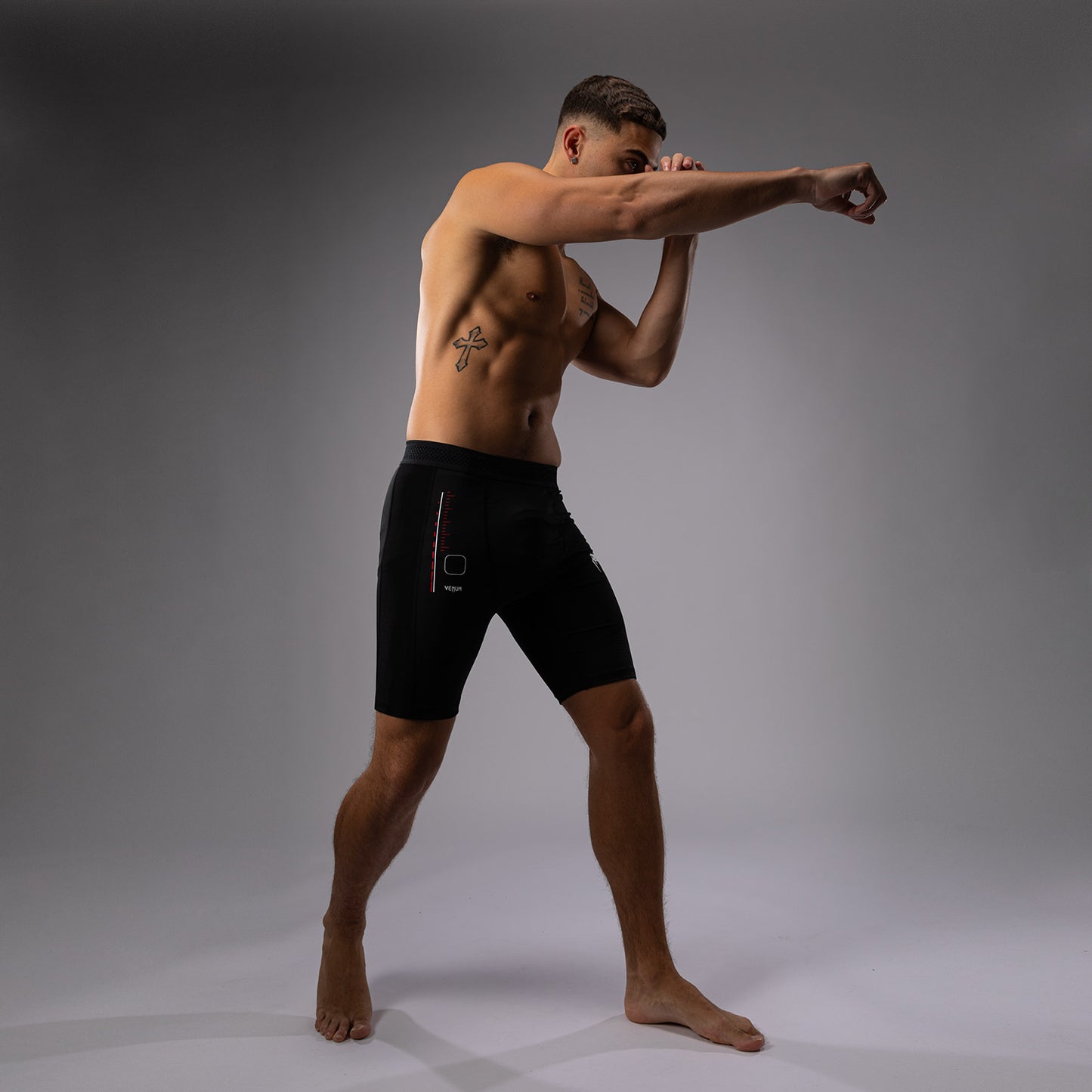 Venum Tactical XT Шорты Vale Tudo - черный/огненно-красный