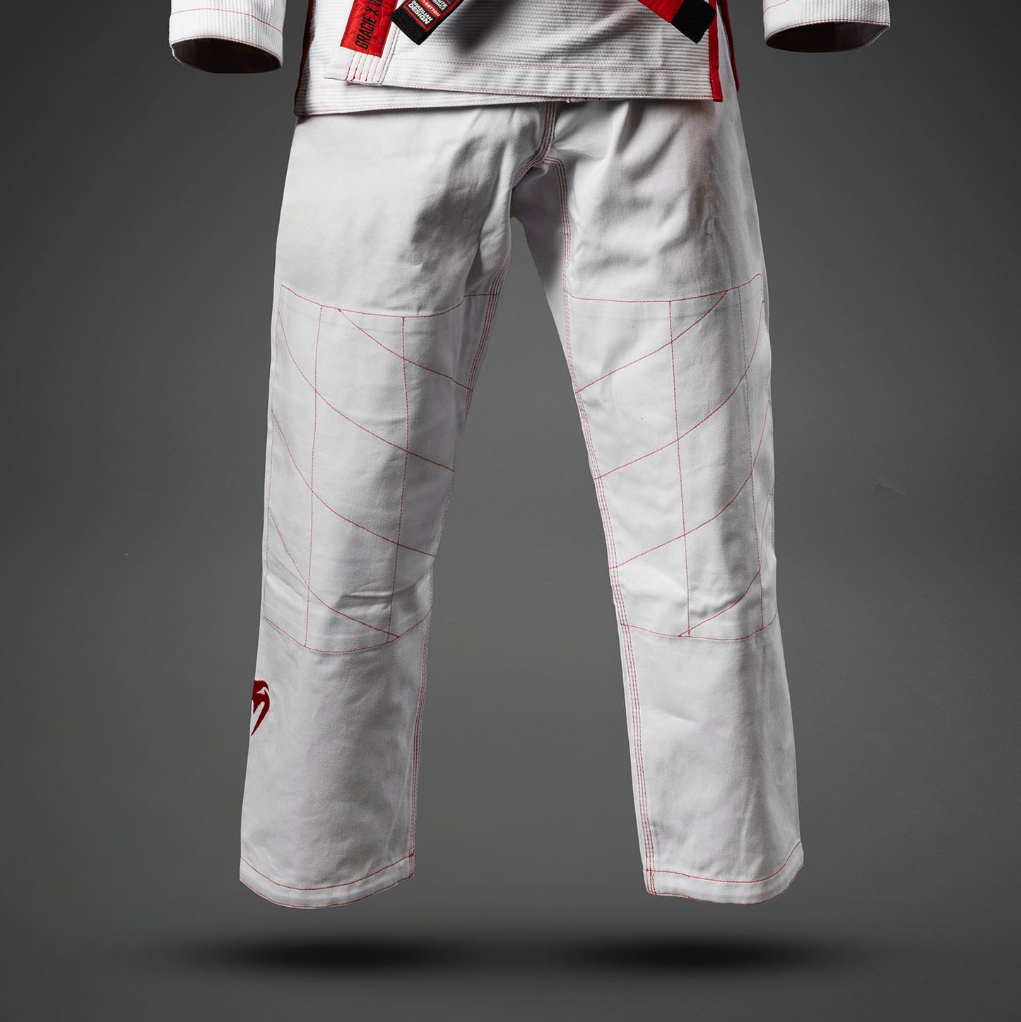Кимоно BJJ Venum x Roger Gracie Signature - Белый/Красный