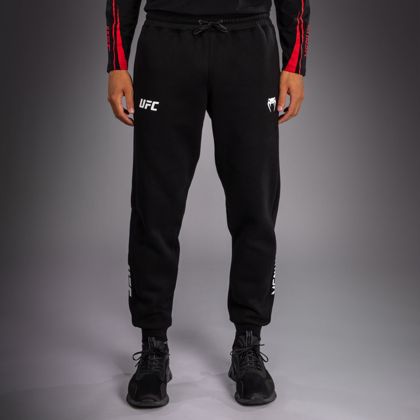 Мужские хлопковые брюки Venum UFC Unity by Venum Authentic Fight Week - Чёрный