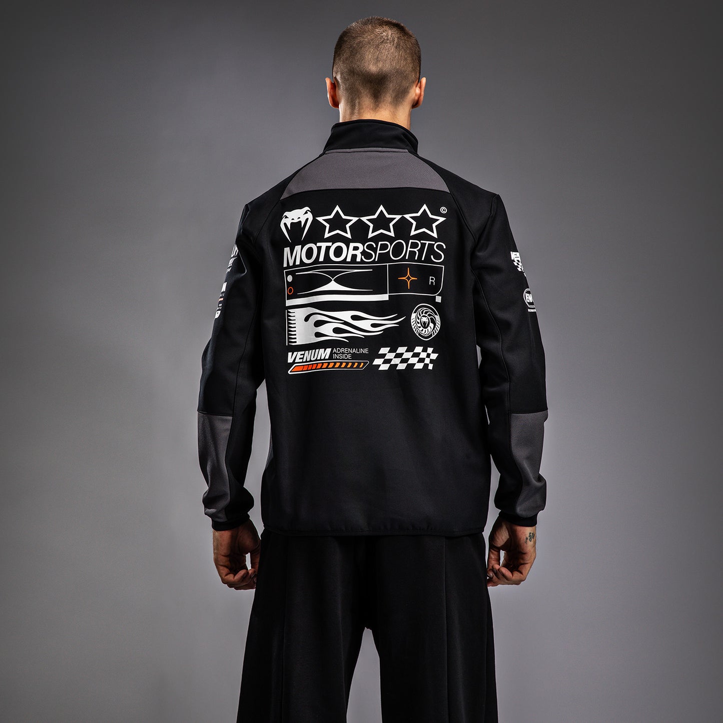 Куртка Venum Motorsport Softshell - Глубокий Черный