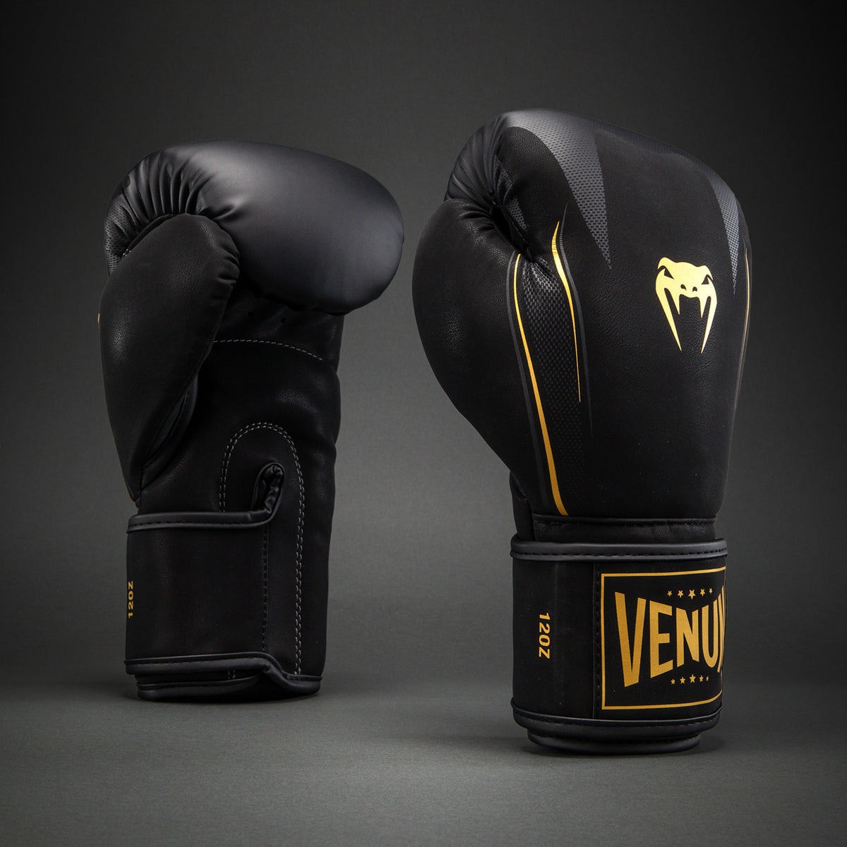 Боксерские перчатки Venum Impact G-Core - Чёрный/Золотой