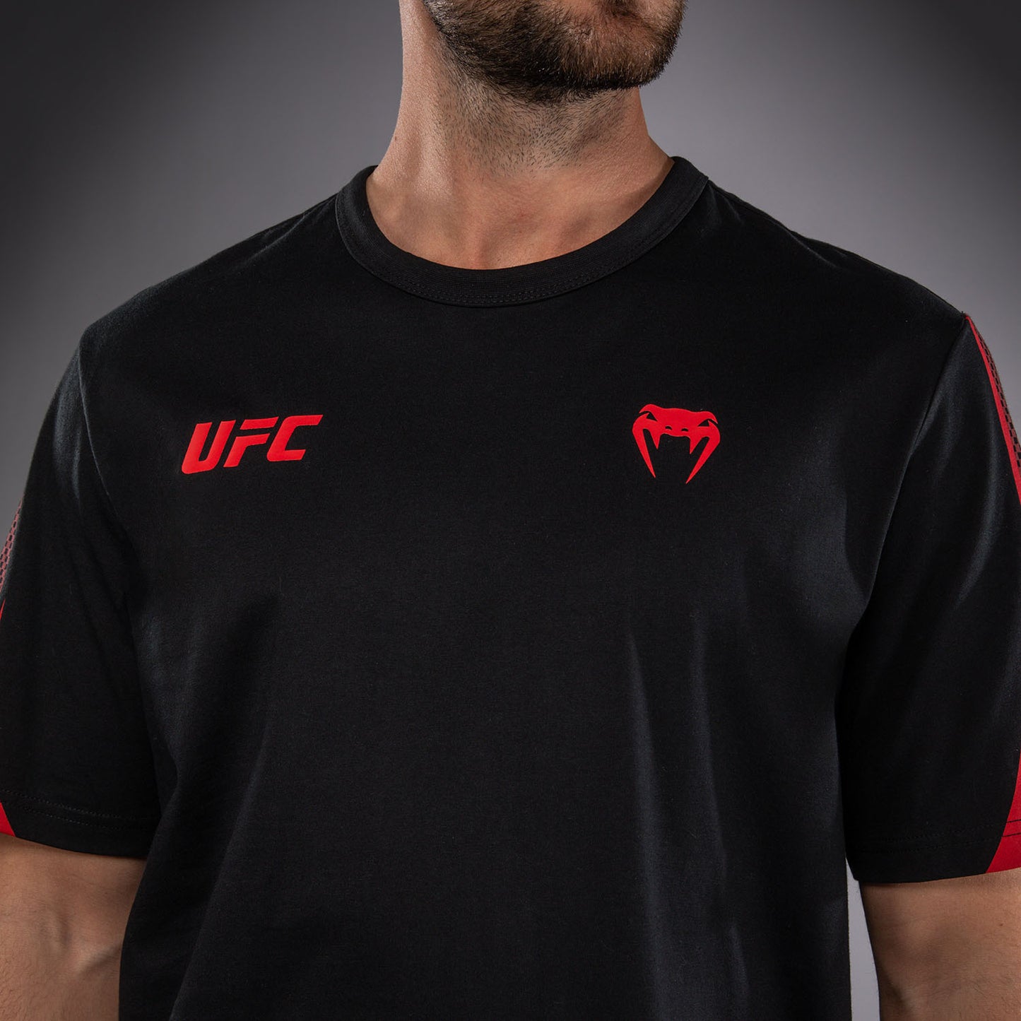 Мужская футболка с коротким рукавом Venum UFC Unity by Venum Authentic Fight Week - Чёрный
