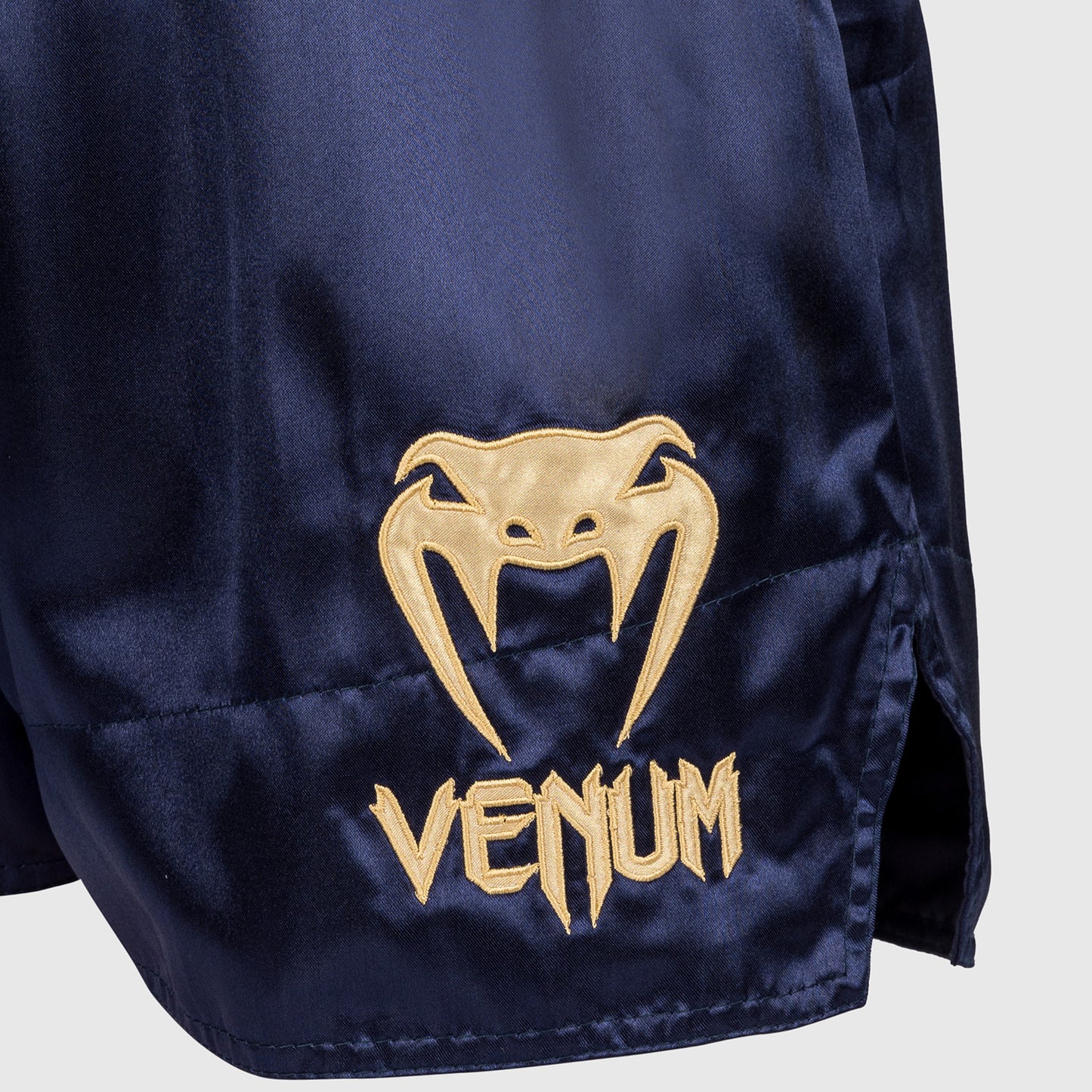 Шорты для тайского бокса Venum Classic -Темно-синий / Золотой