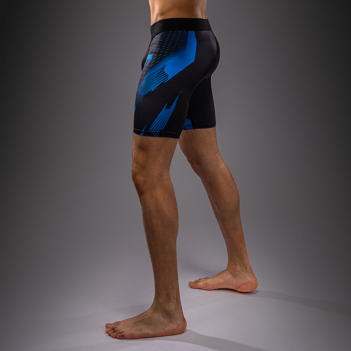 Компрессионные шорты Venum No-Gi 6.0 Vale Tudo - Чёрный/Синий
