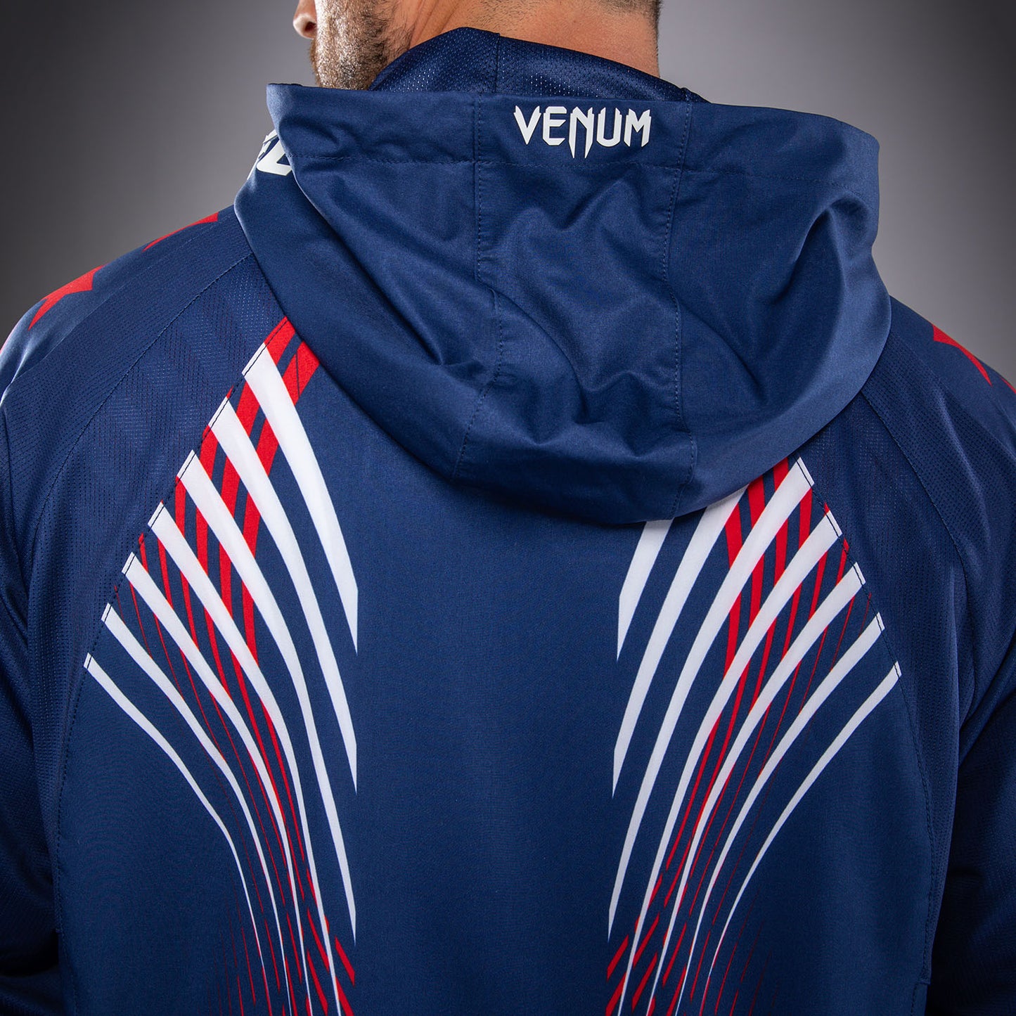 Official UFC Freedom 250 by Venum Authentic Fight Night Худи Walkout для мужчин - Синий