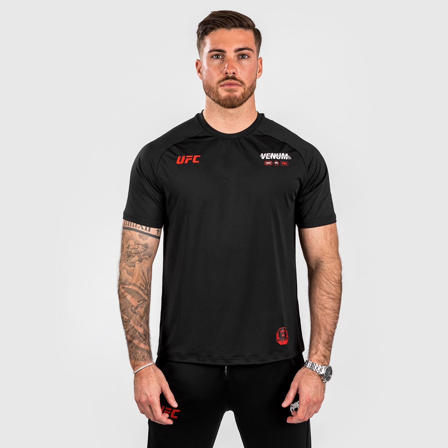 UFC Adrenaline by Venum Fight Week Мужская футболка Dry-tech - черный