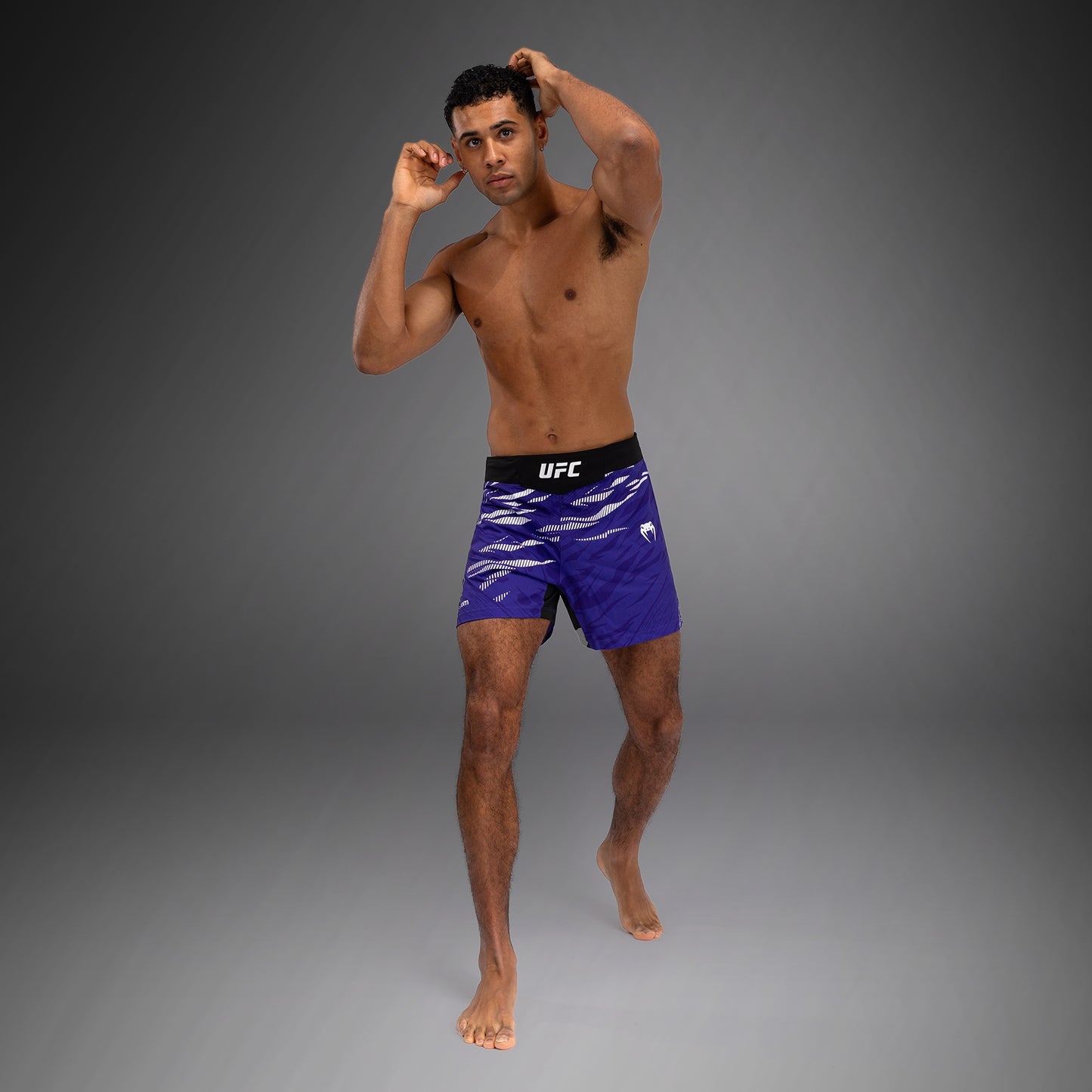 Шорты UFC Fusion by Venum Authentic Fight Night для мужчин - Короткий крой - Фиолетовый
