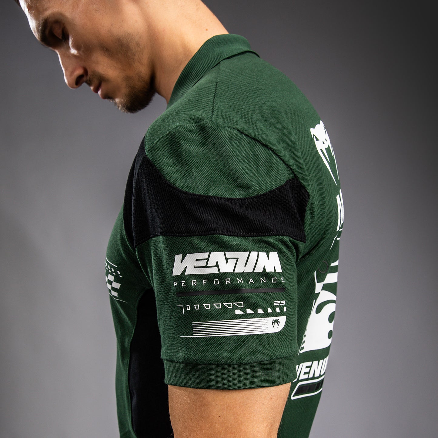 Поло Venum Motorsport Из Хлопка - Глубокий Лес