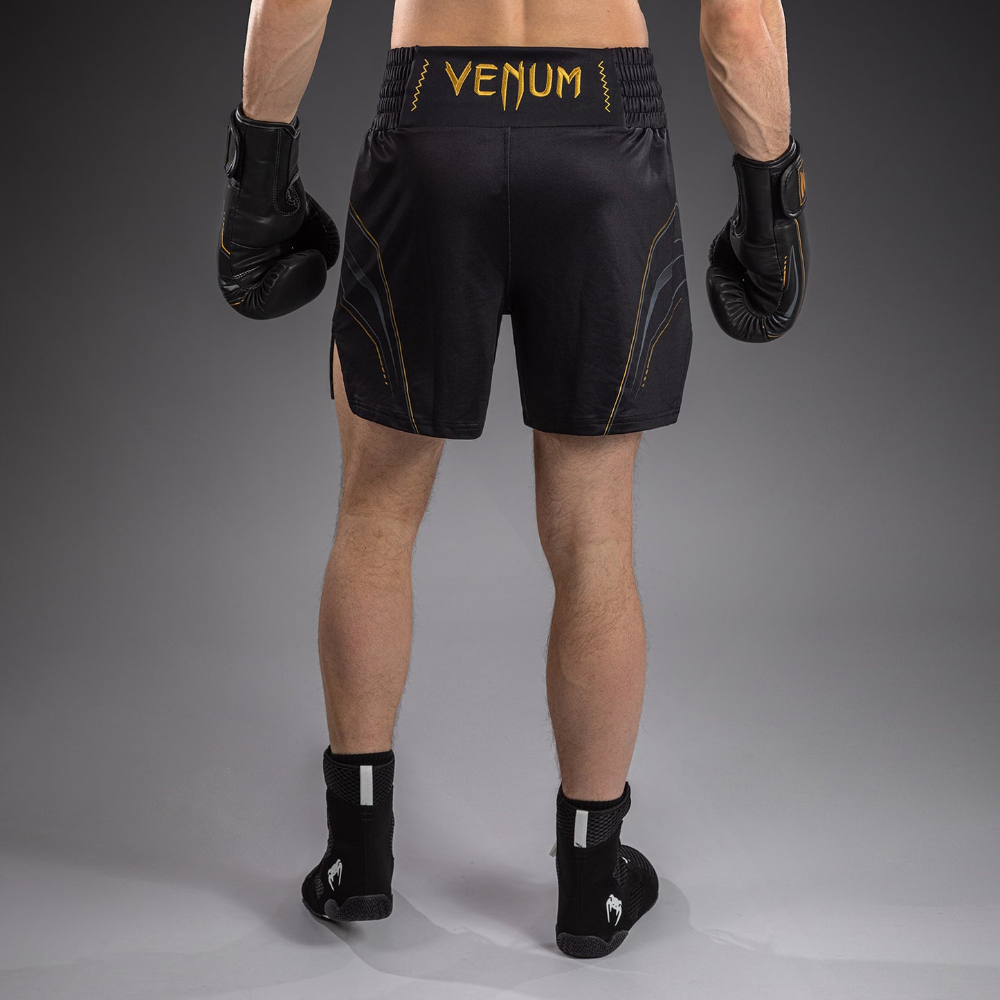 Боксерские шорты Venum Streamline – Чёрный/Золотой