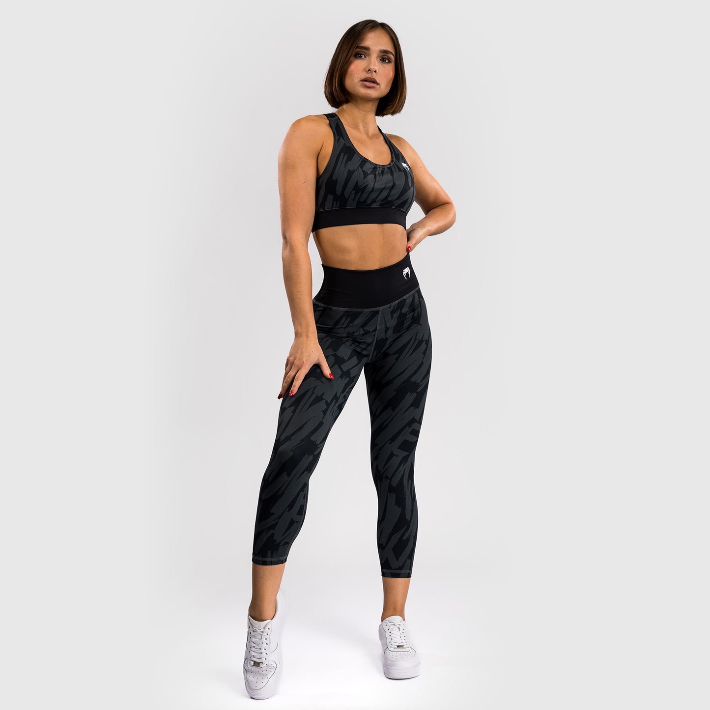 Женские леггинсы Venum Graffiti Leggings - Полная длина - Urban Charcoal