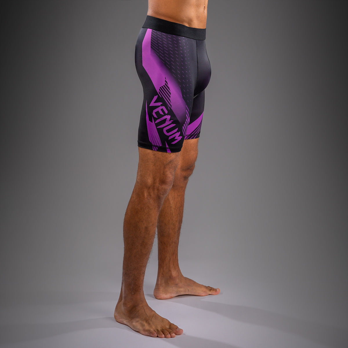 Компрессионные шорты Venum No-Gi 6.0 Vale Tudo - Чёрный/Фиолетовый