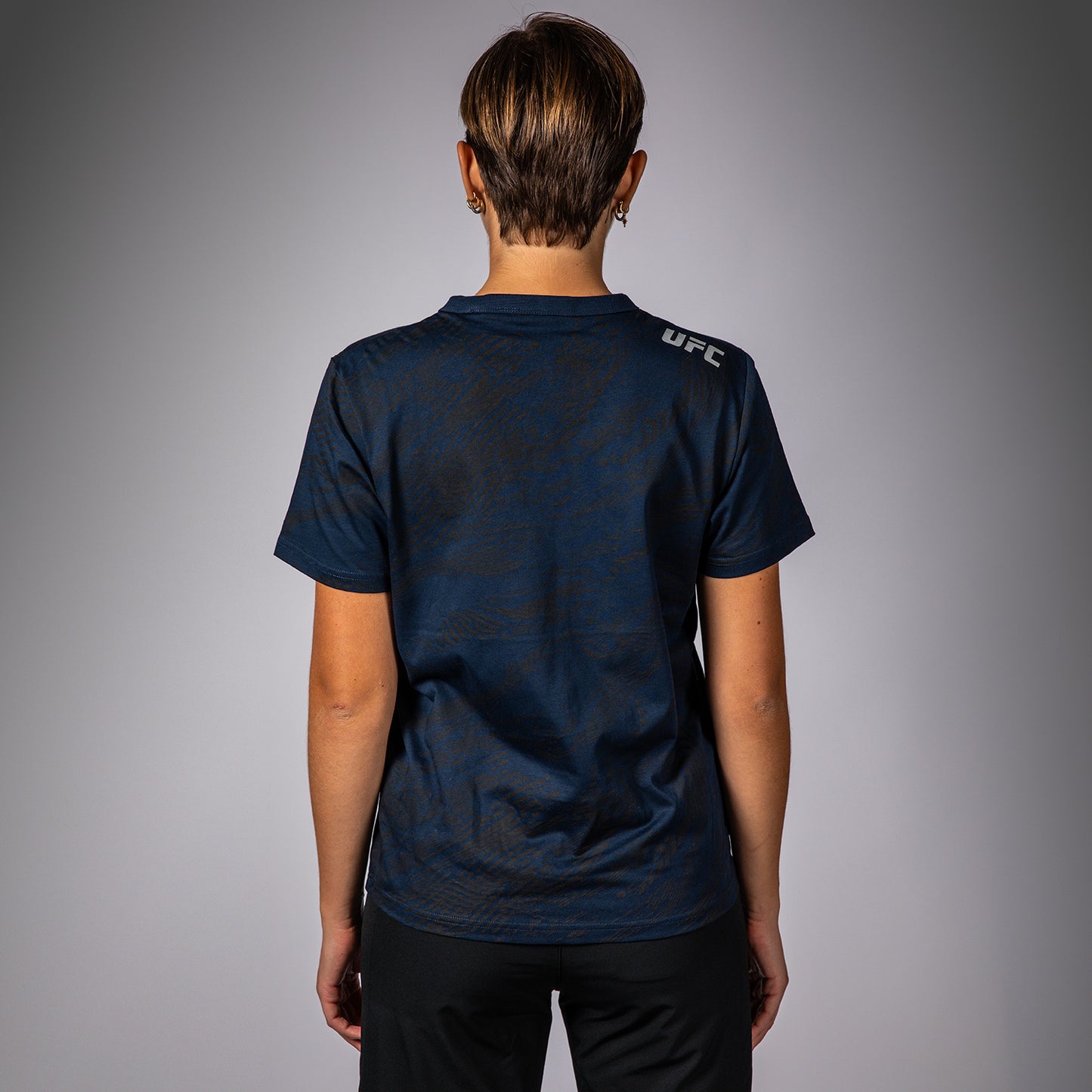 Футболка UFC Fusion by Venum Fight Week с коротким рукавом для женщин - Oceanic Blue