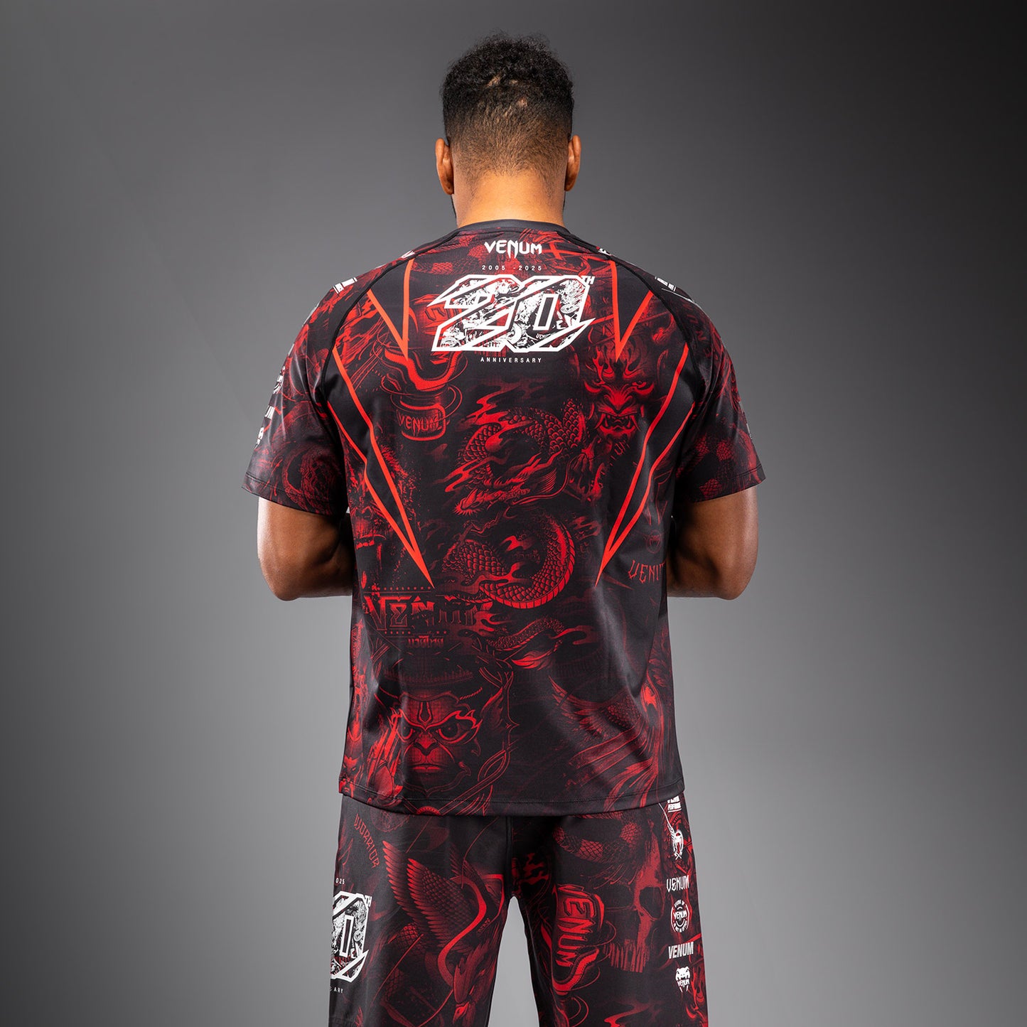 Футболка Dry Tech Venum 20th Anniversary - Чёрный/Красный