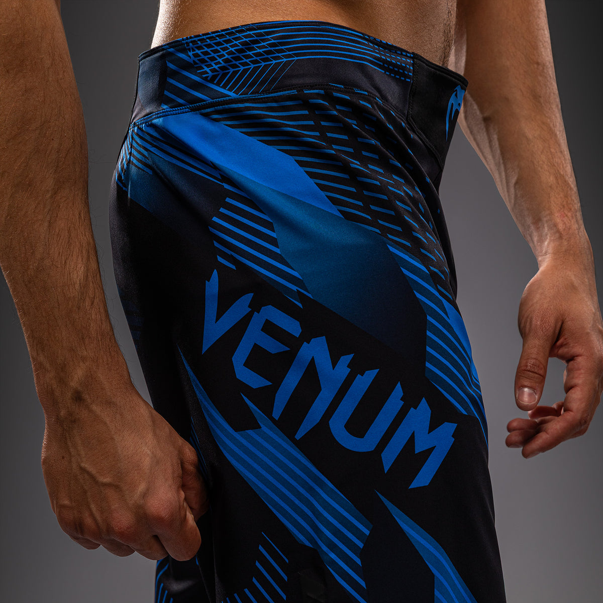 Файтшорты Venum No-Gi 6.0 - Чёрный/Синий
