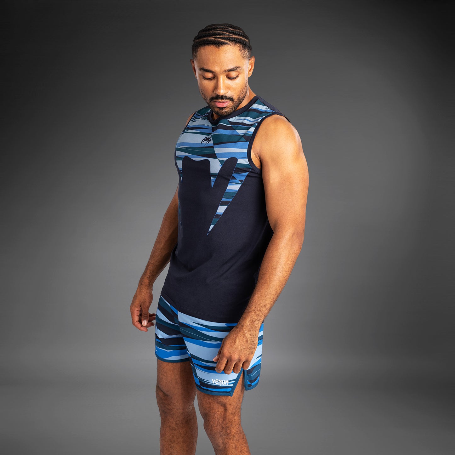 Мужская майка Venum Rapid - Snakehead - Shadow Blue