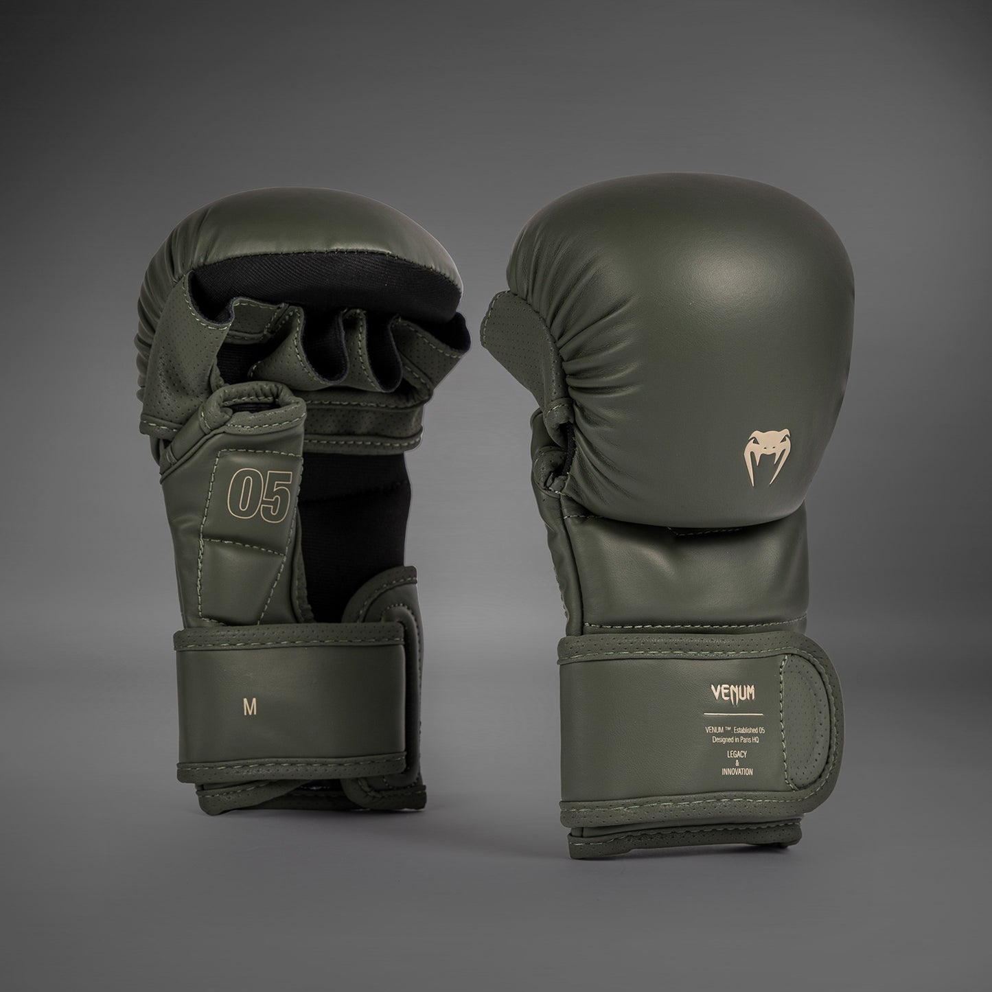 Venum Impact Evo Перчатки для спарринга MMA - Military Green