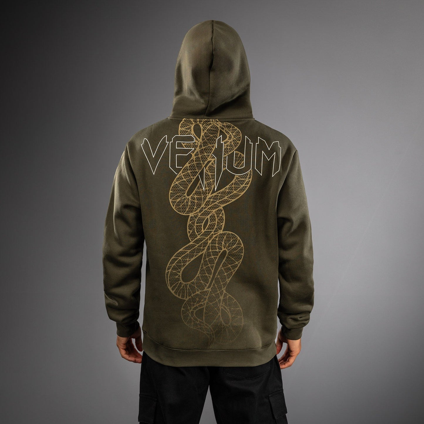 Толстовка Venum Serpenti – Хаки/Бронзовый/Слоновая кость