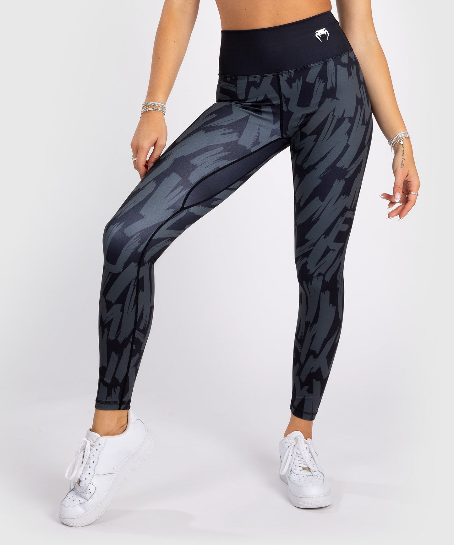 Женские леггинсы Venum Graffiti Leggings - Полная длина - Urban Charcoal
