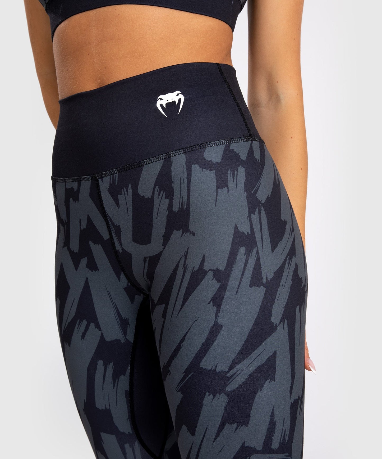 Женские леггинсы Venum Graffiti Leggings - Полная длина - Urban Charcoal
