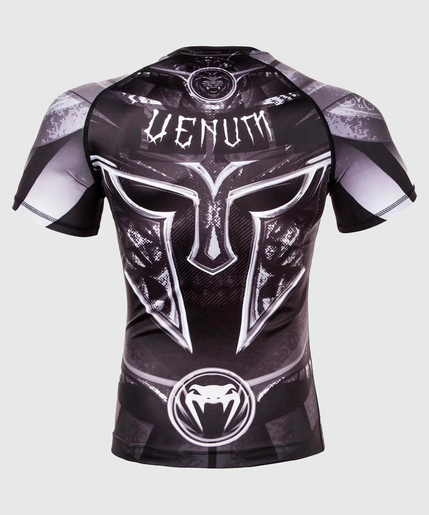 РАШГАРД VENUM GLADIATOR 3.0 - ЧЕРНЫЙ/БЕЛЫЙ – КОРОТКИЙ РУКАВ