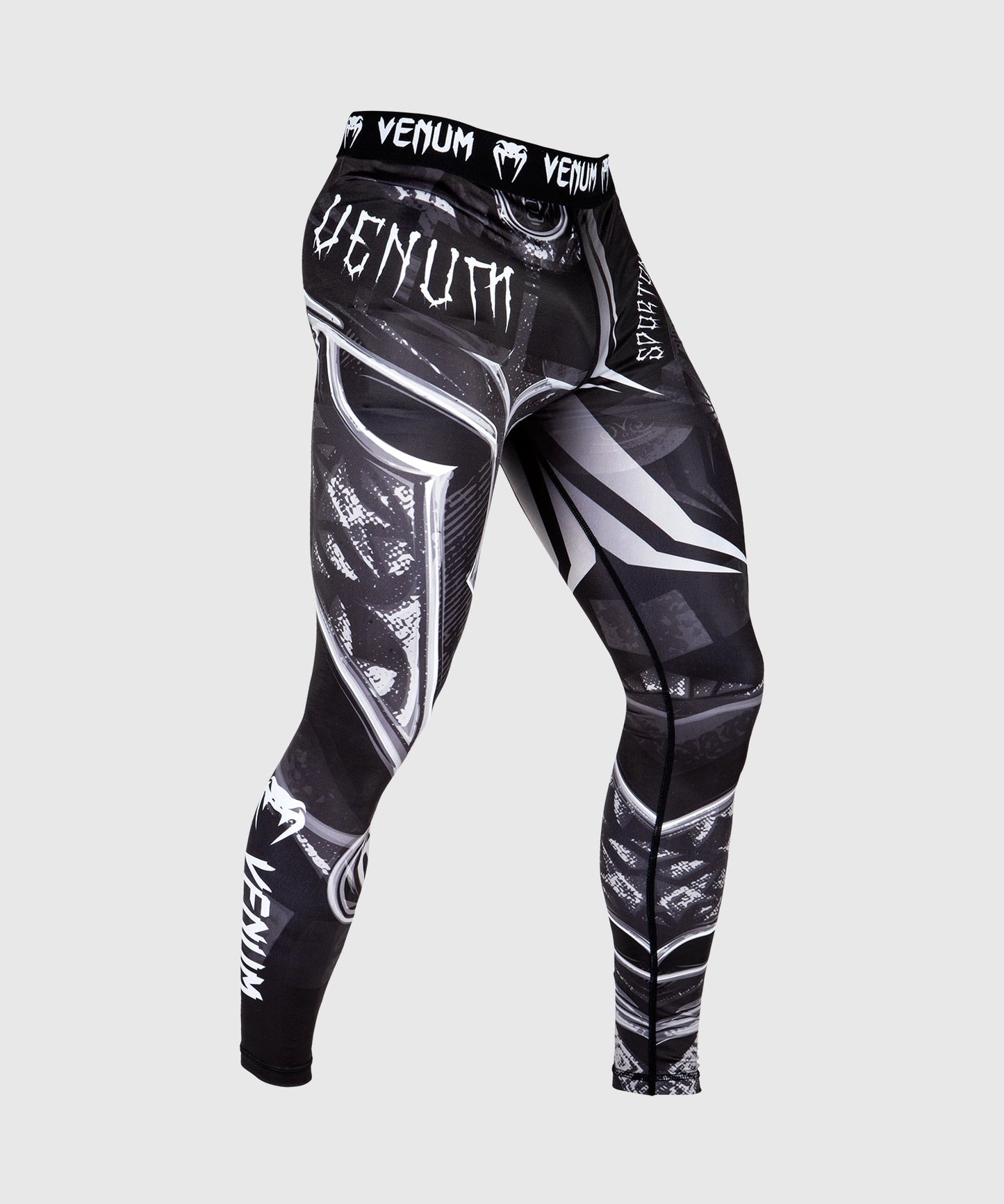 КОМПРЕССИОННЫЕ ШТАНЫ VENUM GLADIATOR 3.0 - ЧЕРНЫЙ/БЕЛЫЙ