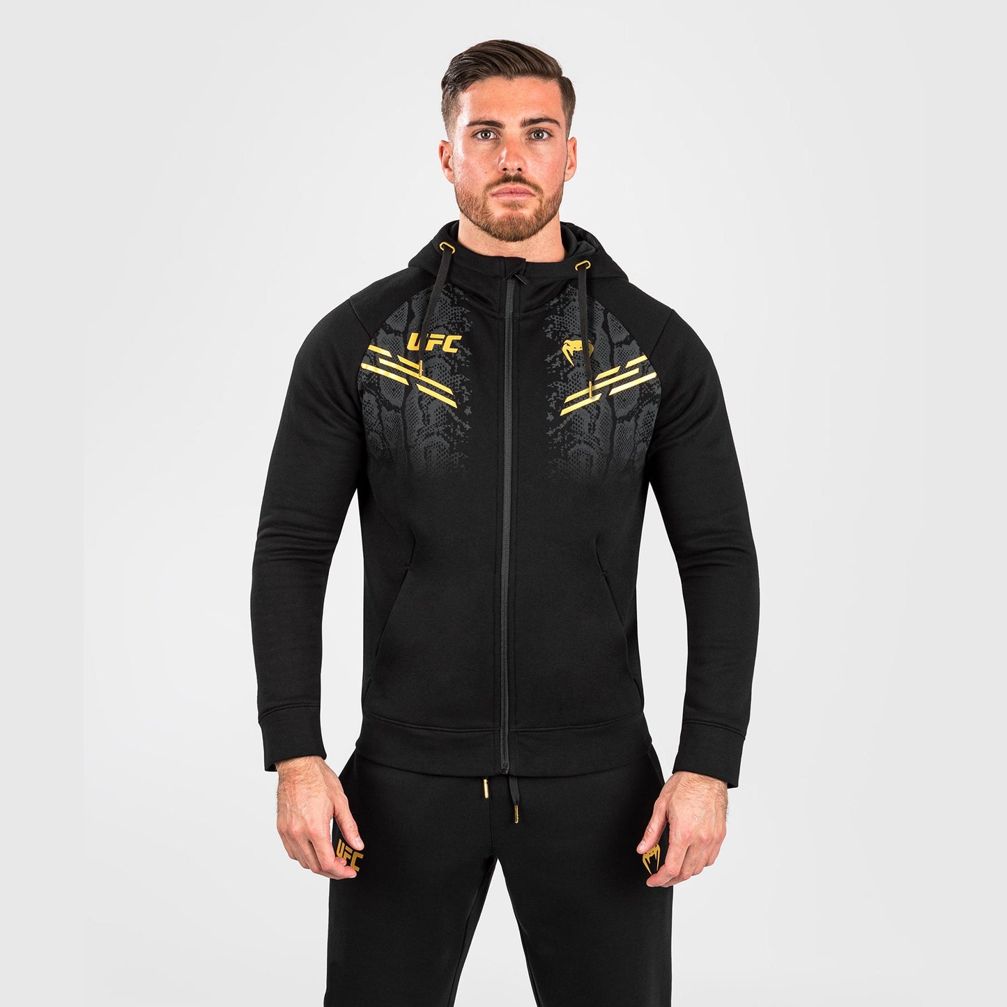 Мужская худи на молнии UFC Adrenaline by Venum Replica – Champion