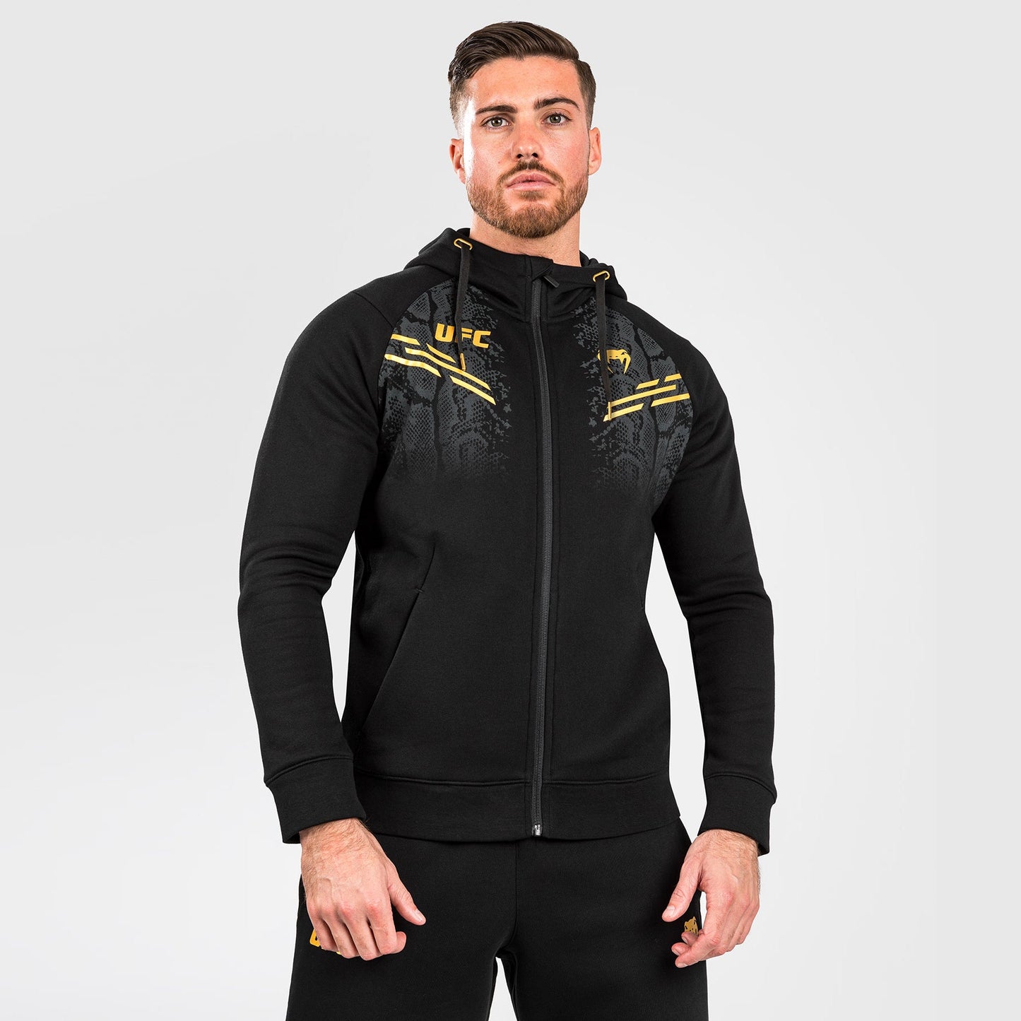 Мужская худи на молнии UFC Adrenaline by Venum Replica – Champion