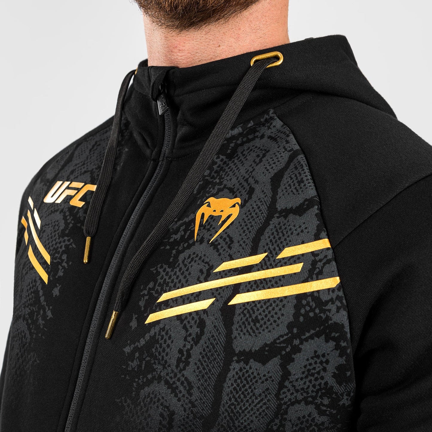 Мужская худи на молнии UFC Adrenaline by Venum Replica – Champion