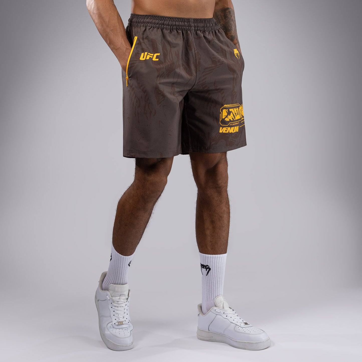 Шорты UFC Fusion by Venum Fight Week для мужчин - Earthen Brown