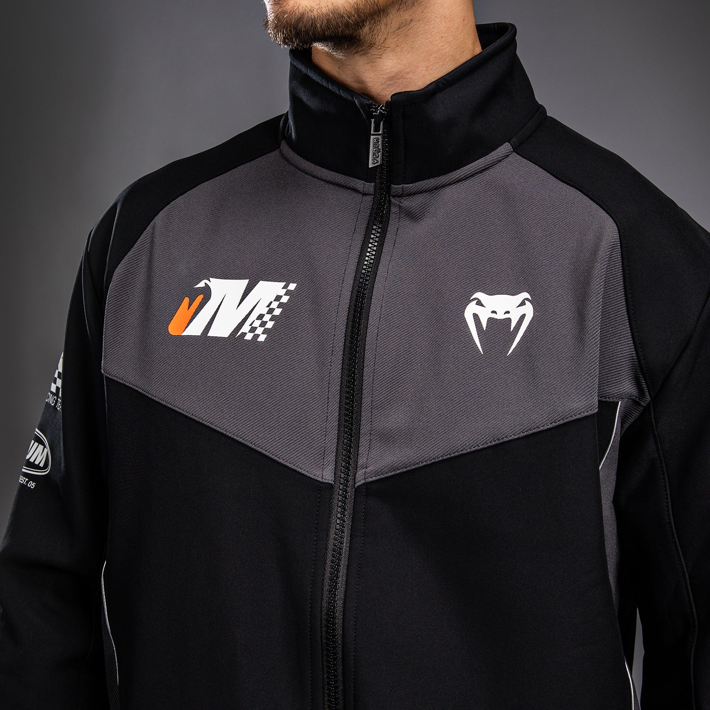 Куртка Venum Motorsport Softshell - Глубокий Черный