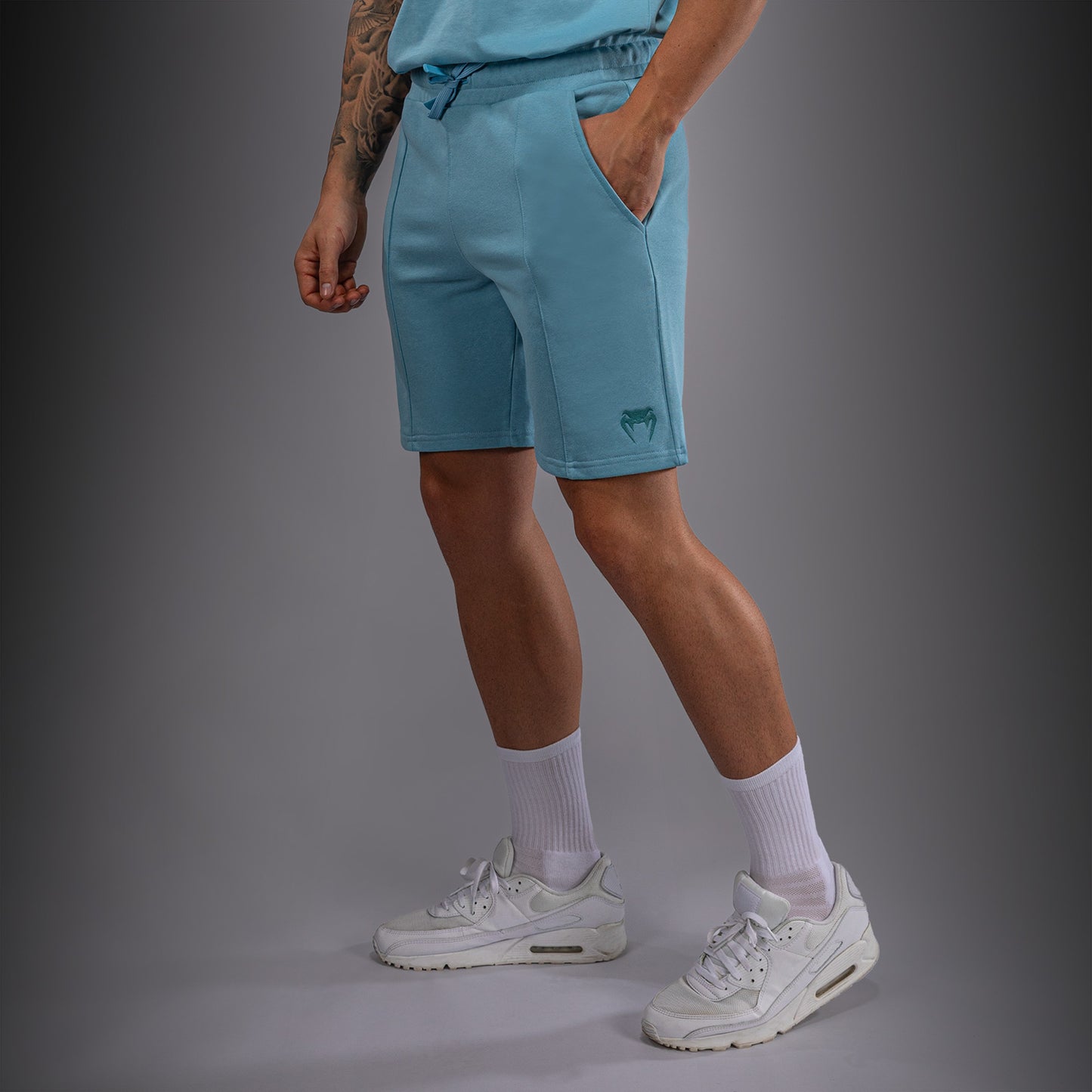 Хлопковые шорты Venum Contender Fleece – Бирюзовый