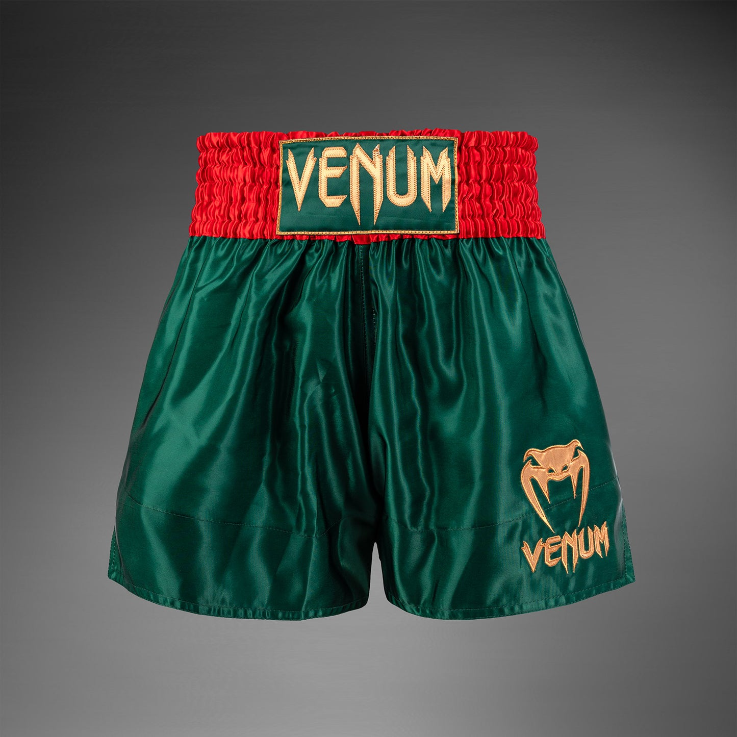 Venum Classic Шорты Муай Тай - Глубокий лесной зеленый