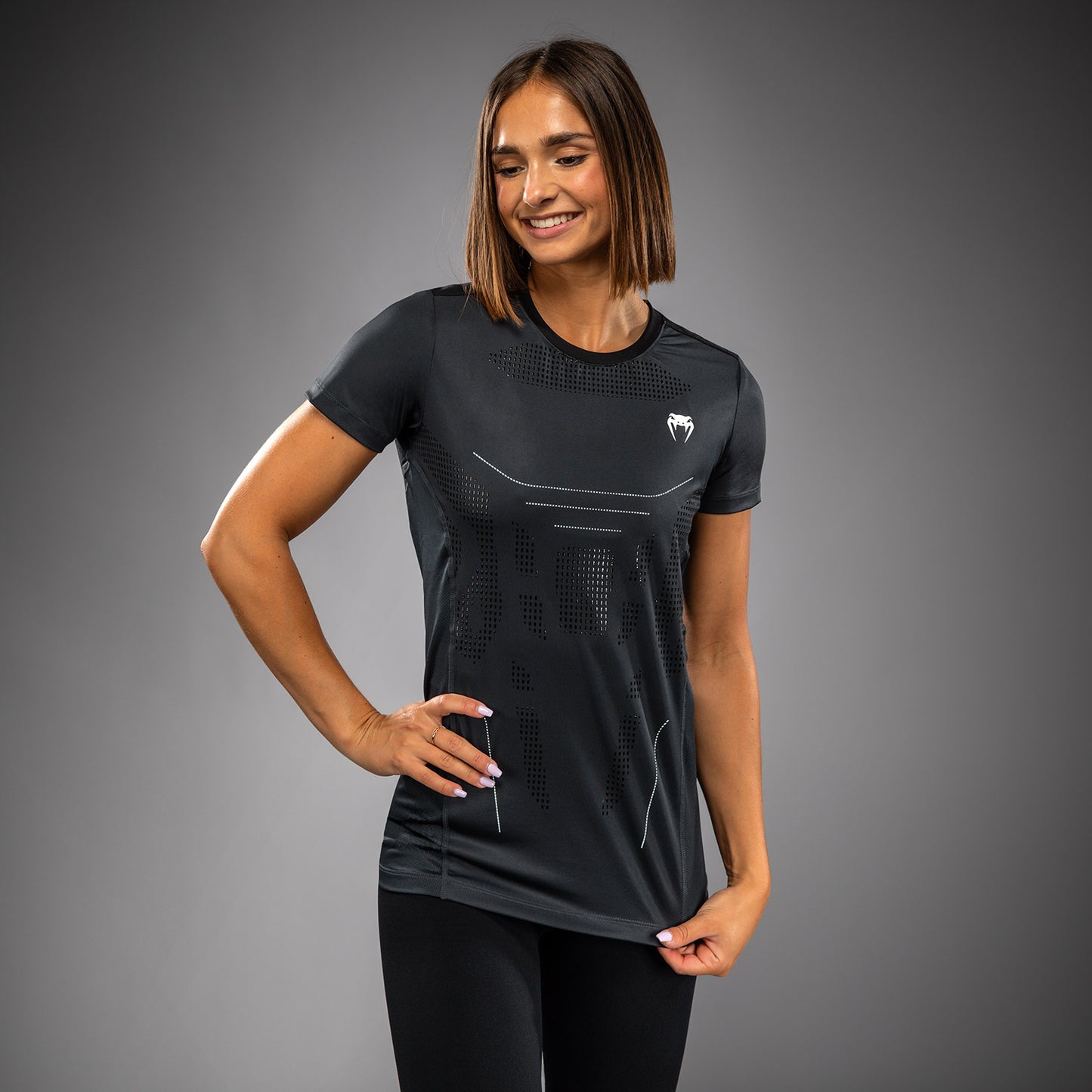 Venum Technical 3.0 Женская Футболка Dry Tech - Storm Grey