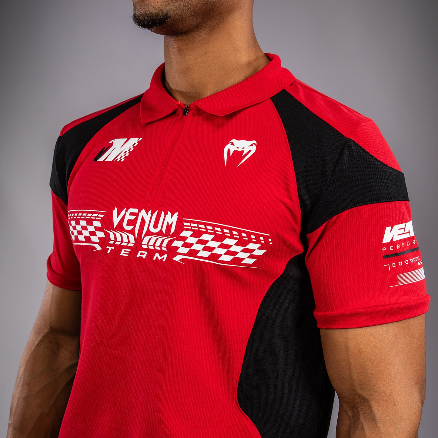 Поло Venum Motorsport Из Хлопка - Гоночный Красный