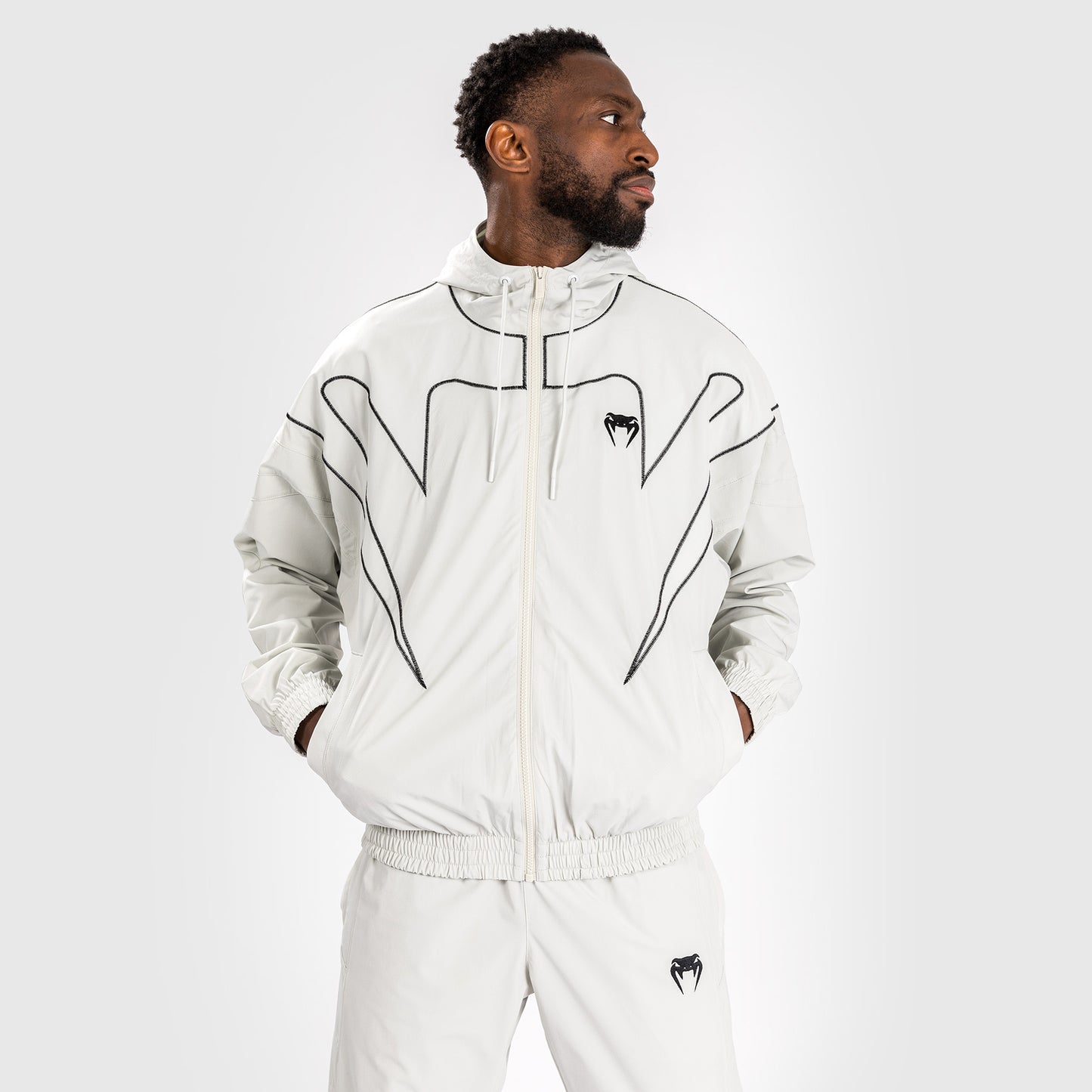 Куртка Venum Attack 90 Tracksuit Jacket - песочный/черный