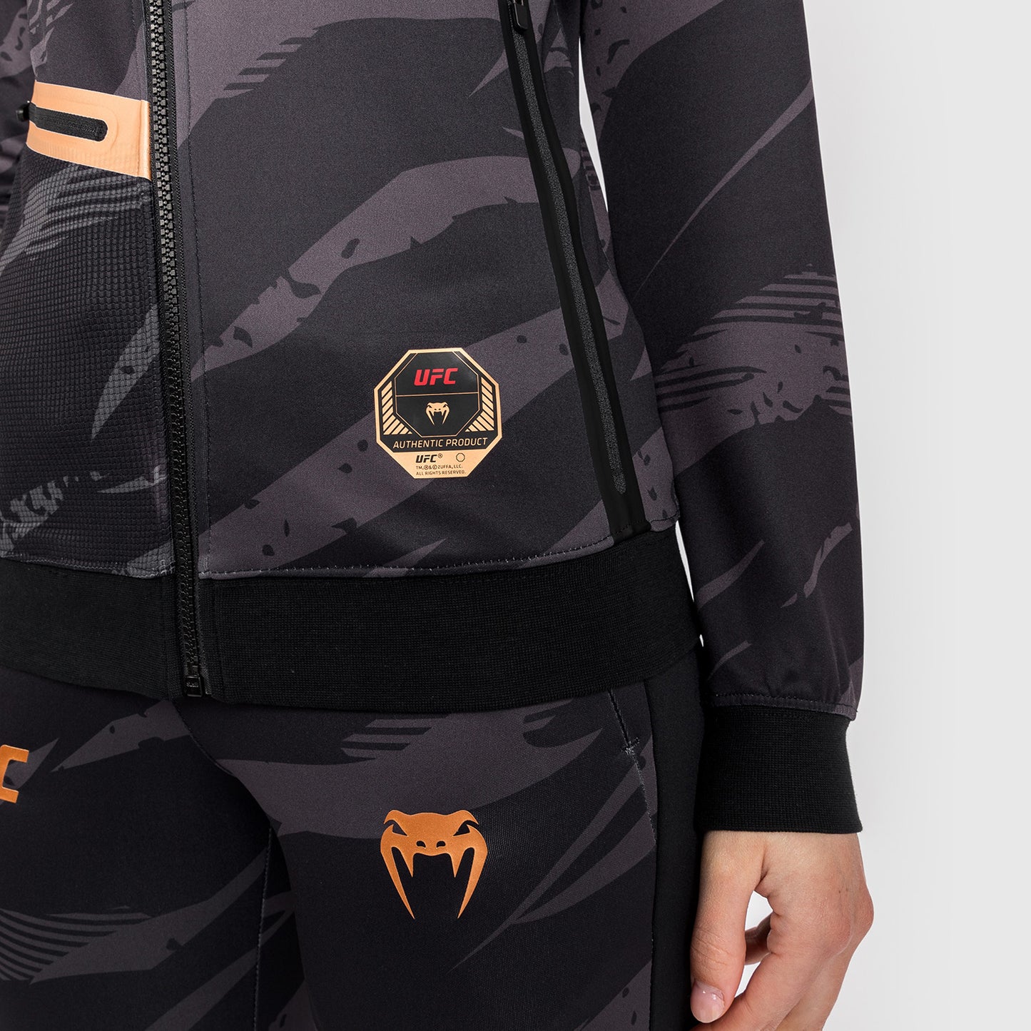 Женская Толстовка На Молнии UFC Adrenaline By Venum Fight Week Urban Camo