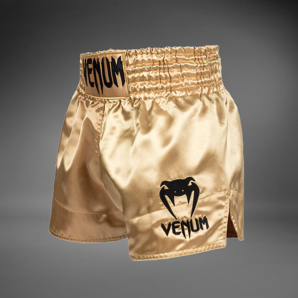 Шорты для тайского бокса Venum Classic Gold/Black