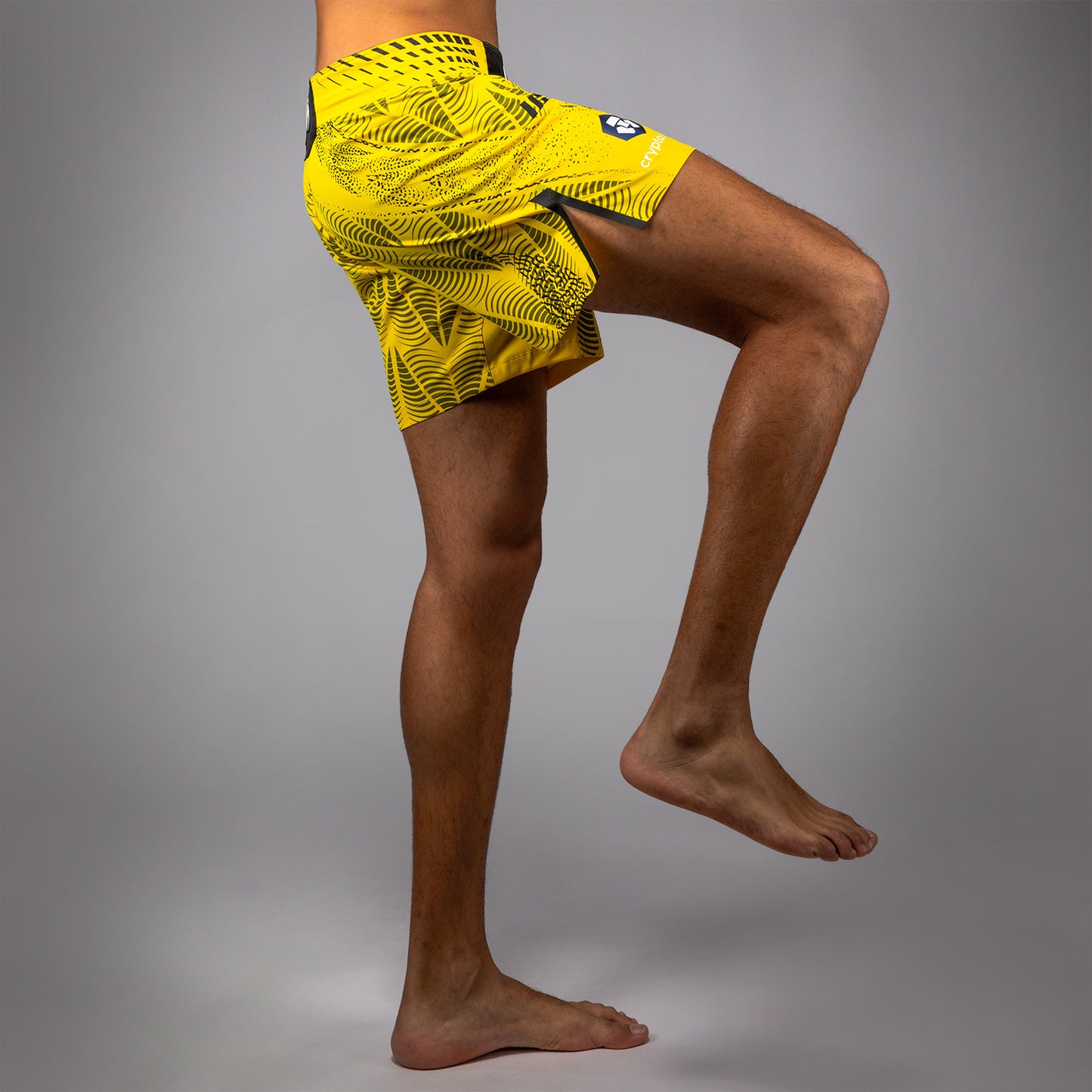 UFC Zenith by Venum Authentic Fight Night Короткие Шорты Fight Мужские - Жёлтый