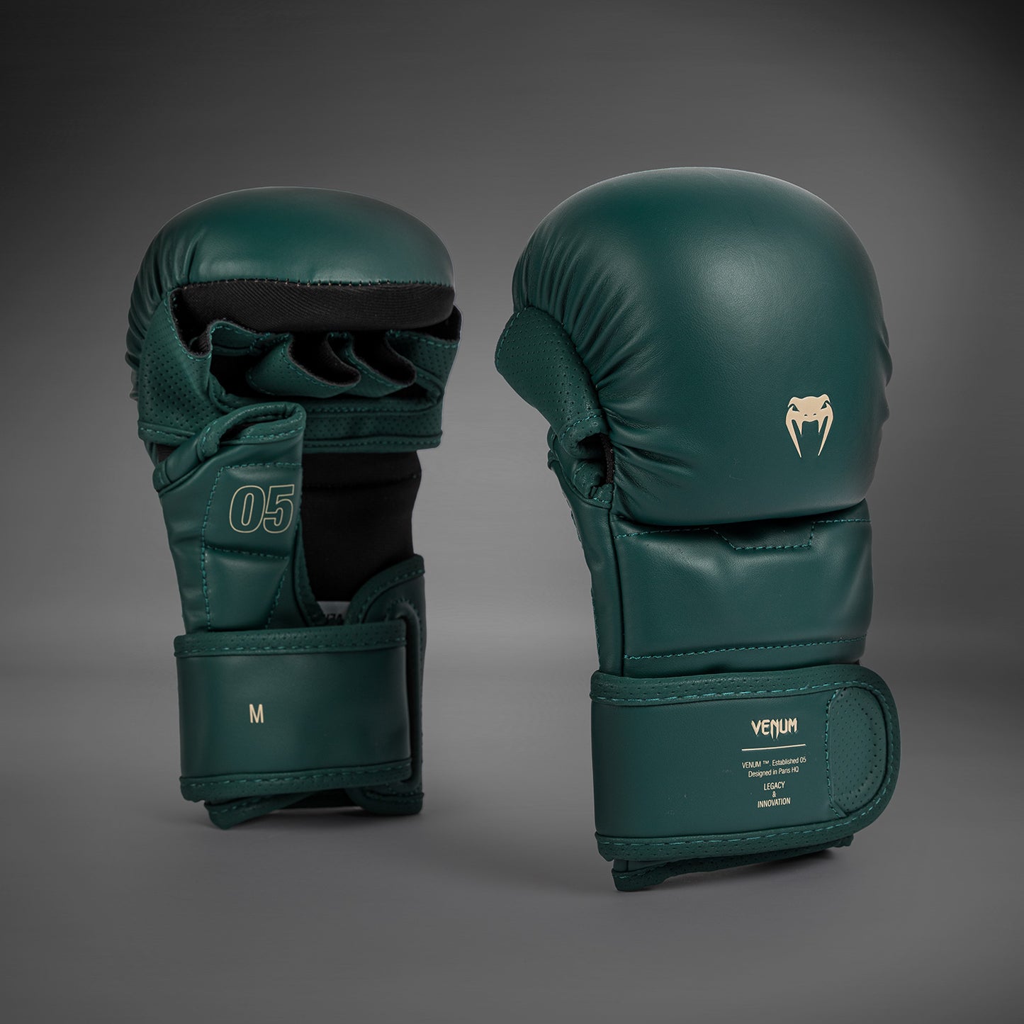 Venum Impact Evo Перчатки для спарринга MMA - Изумрудный Зеленый