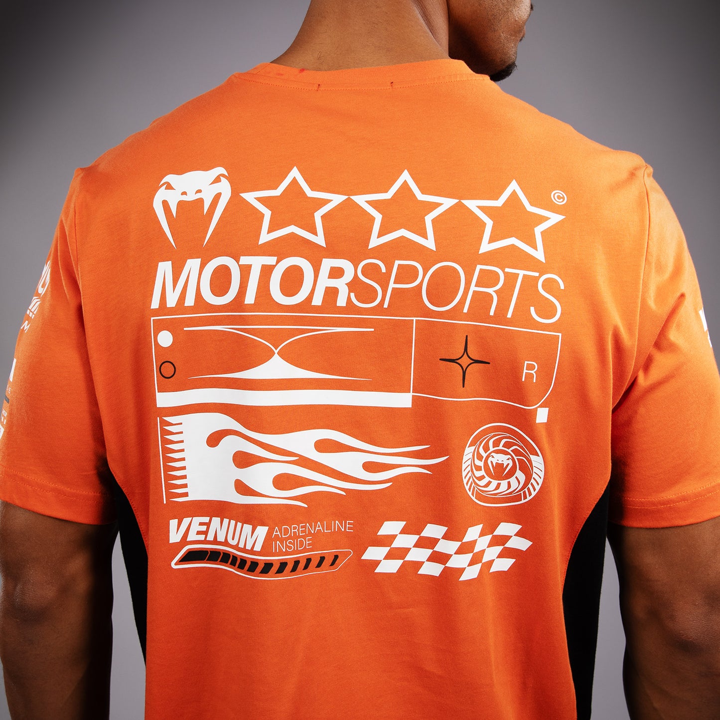 Футболка Venum Motorsport - Мандариновый