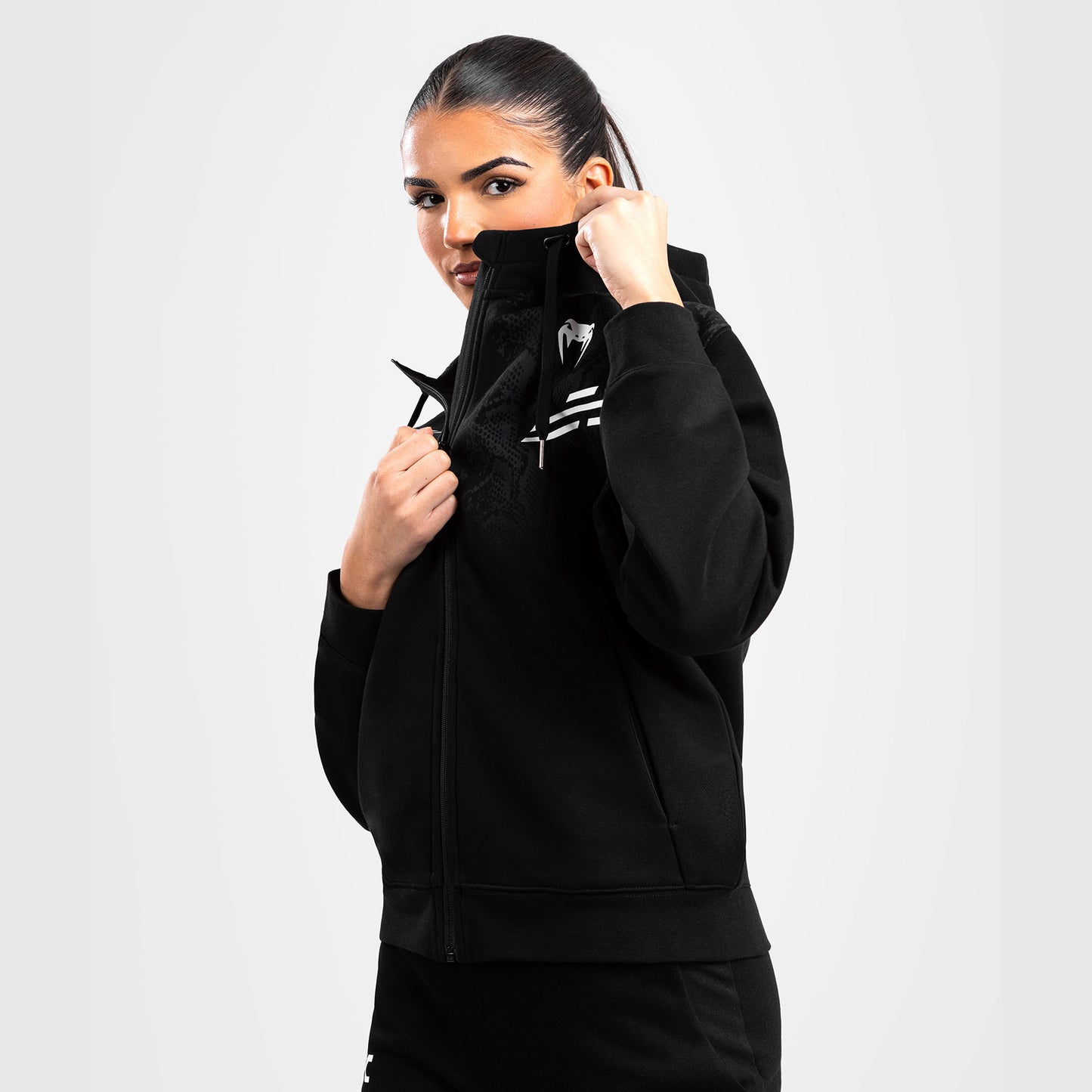 UFC Adrenaline by Venum Женская толстовка на молнии - черный
