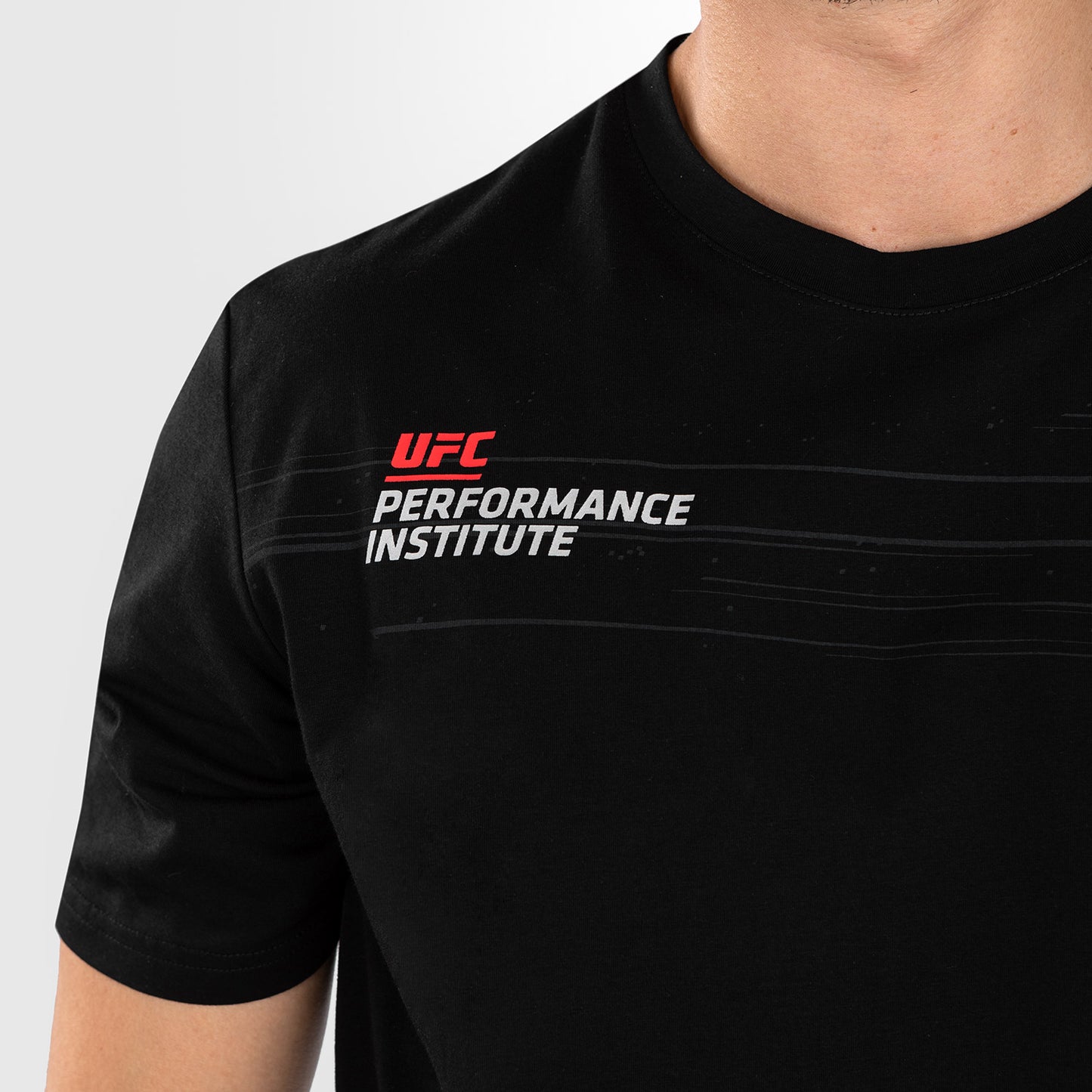 UFC Venum Performance Institute 2.0  Мужская футболка - черный/красный