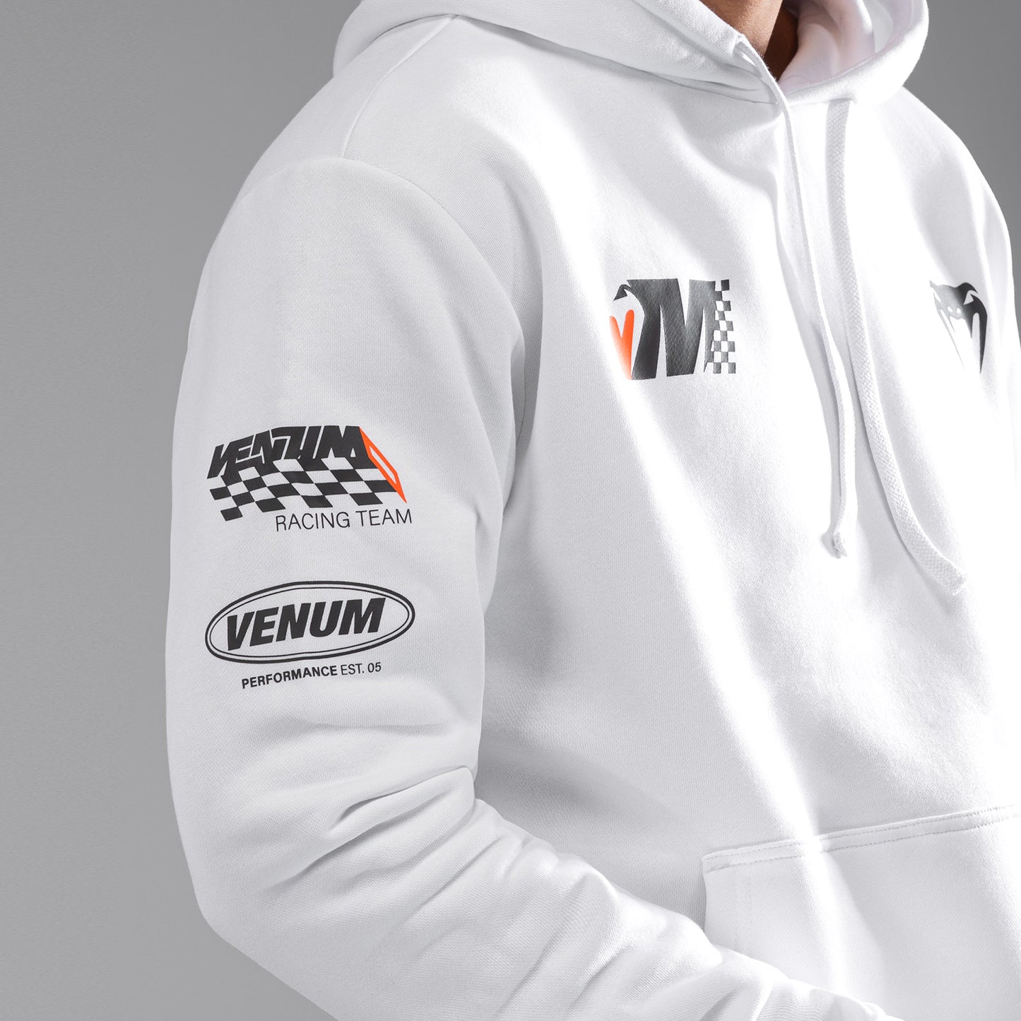 Худи Venum Motorsport - Снежно-Белый