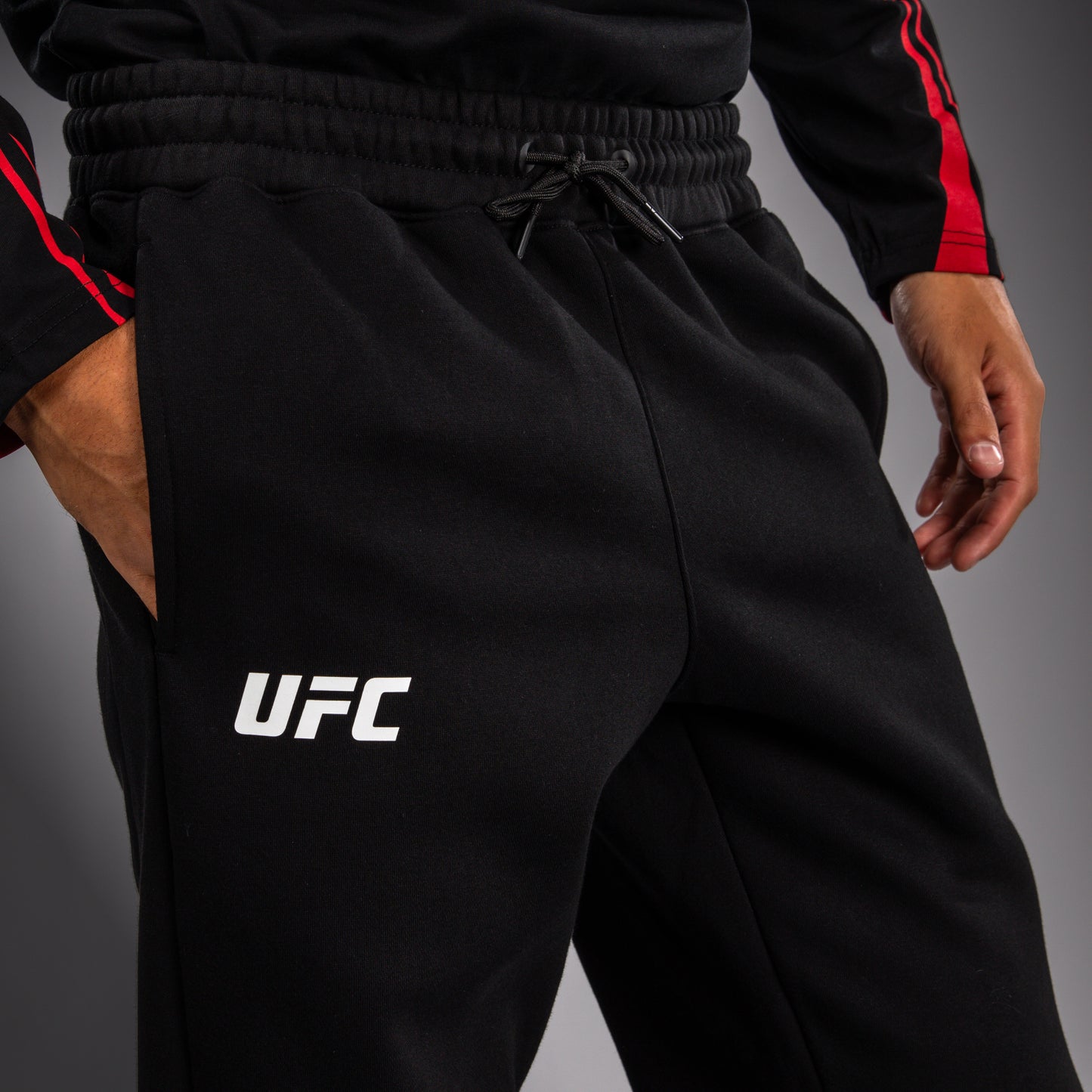 Мужские хлопковые брюки Venum UFC Unity by Venum Authentic Fight Week - Чёрный