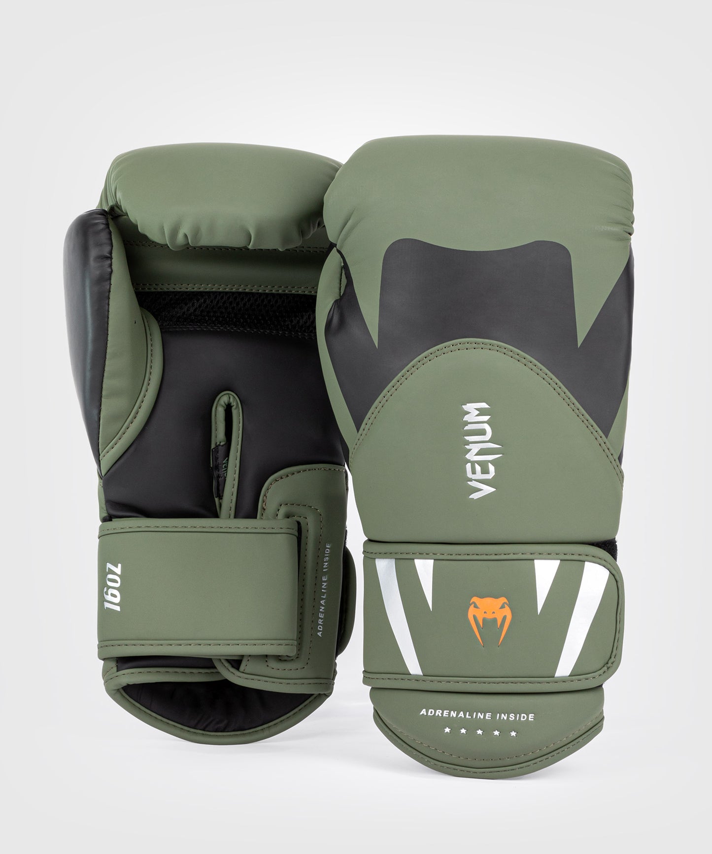 Боксерские перчатки Venum Challenger 4.0 - хаки/черный